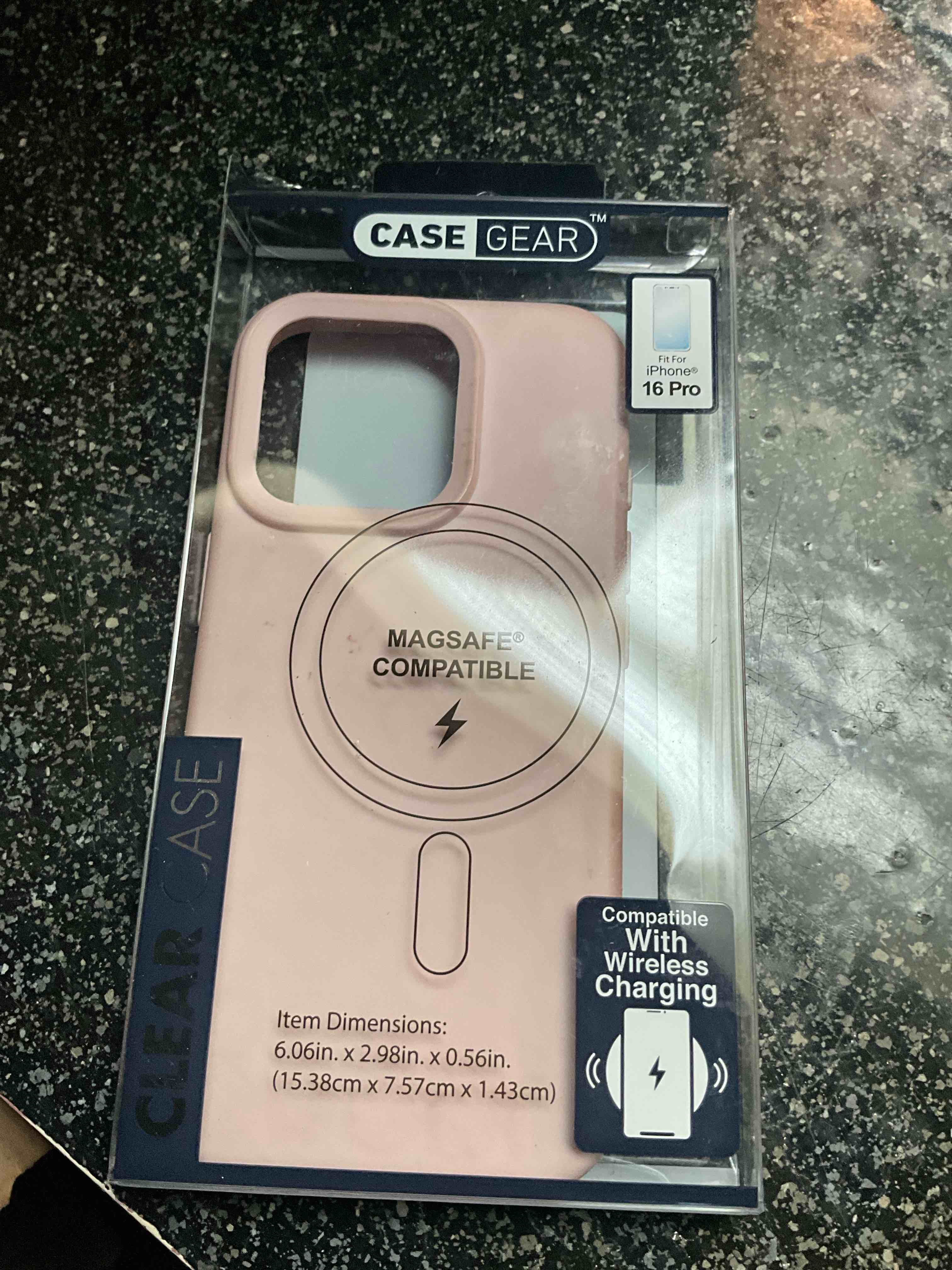Case Gear - MagSafe Compatible - fits iPhone 16 pro - Pink 