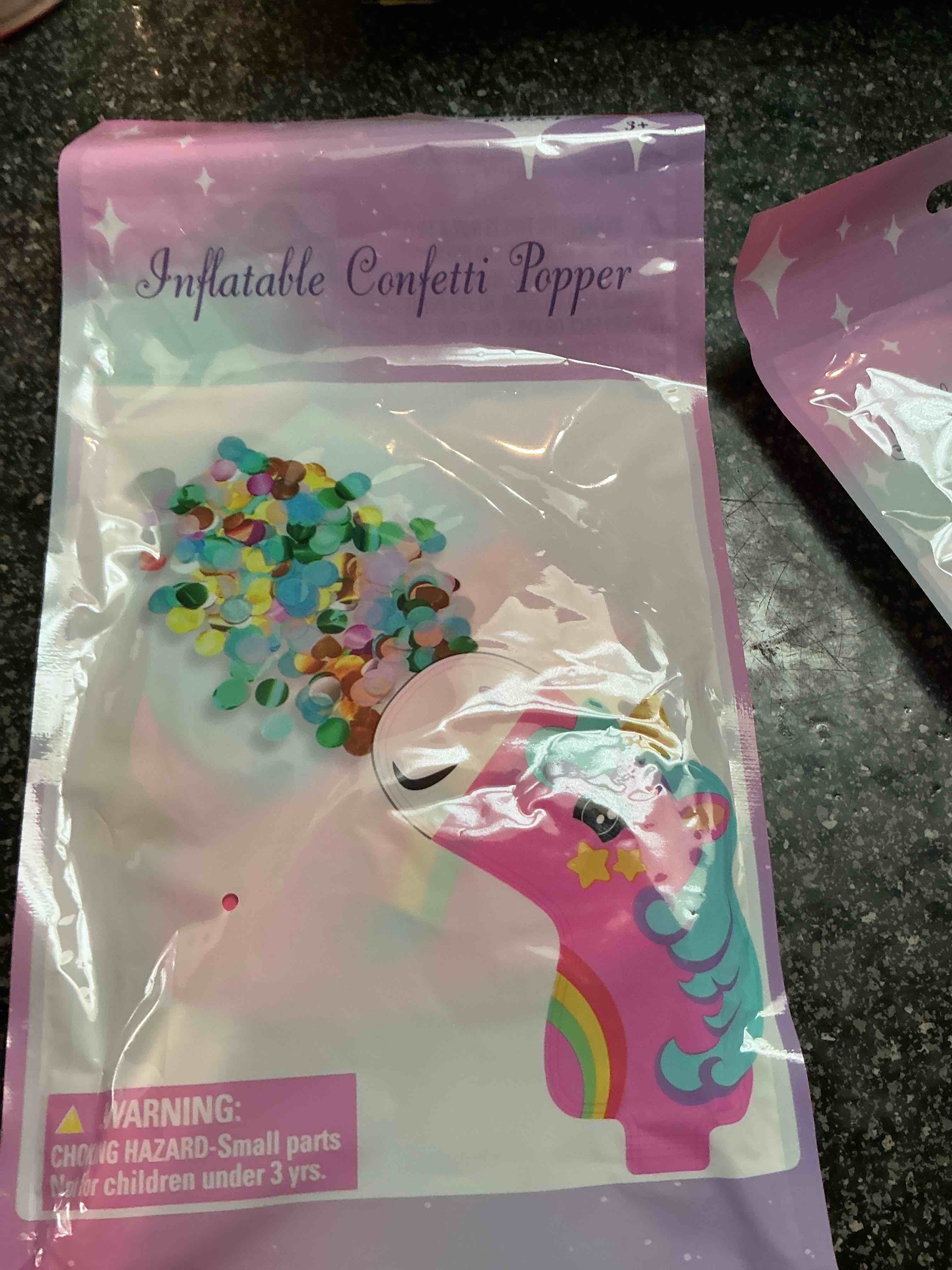 inflatable confetti popper 