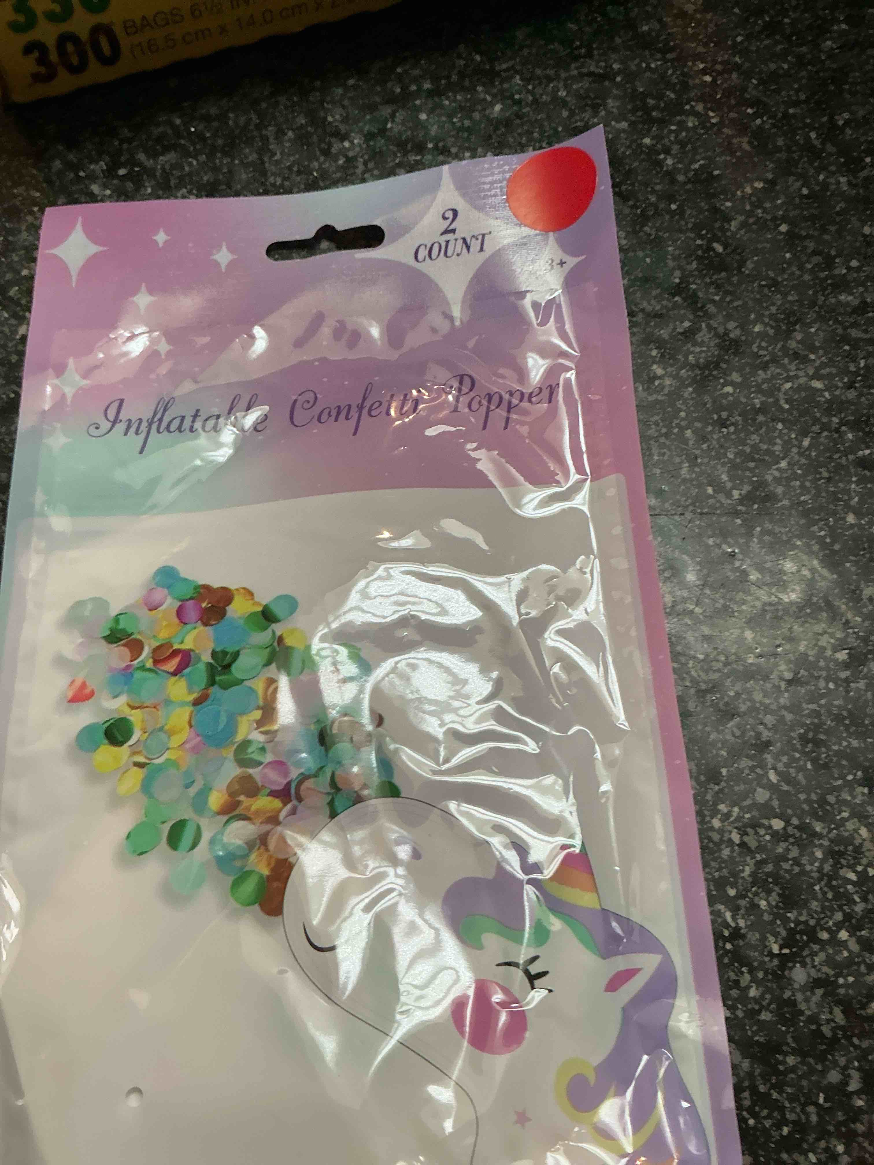 inflatable confetti popper 
