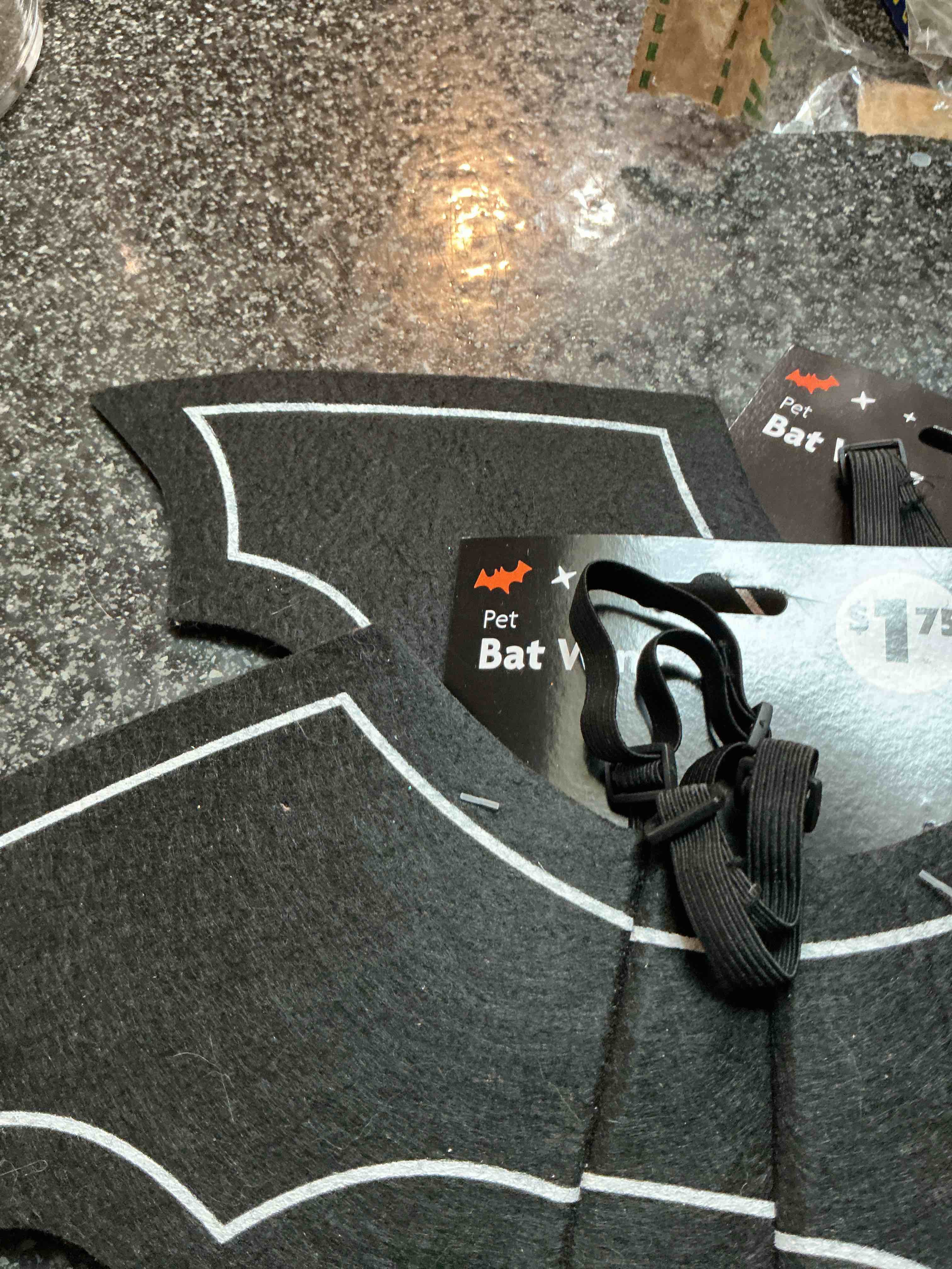 Pet Bat Wings - Black