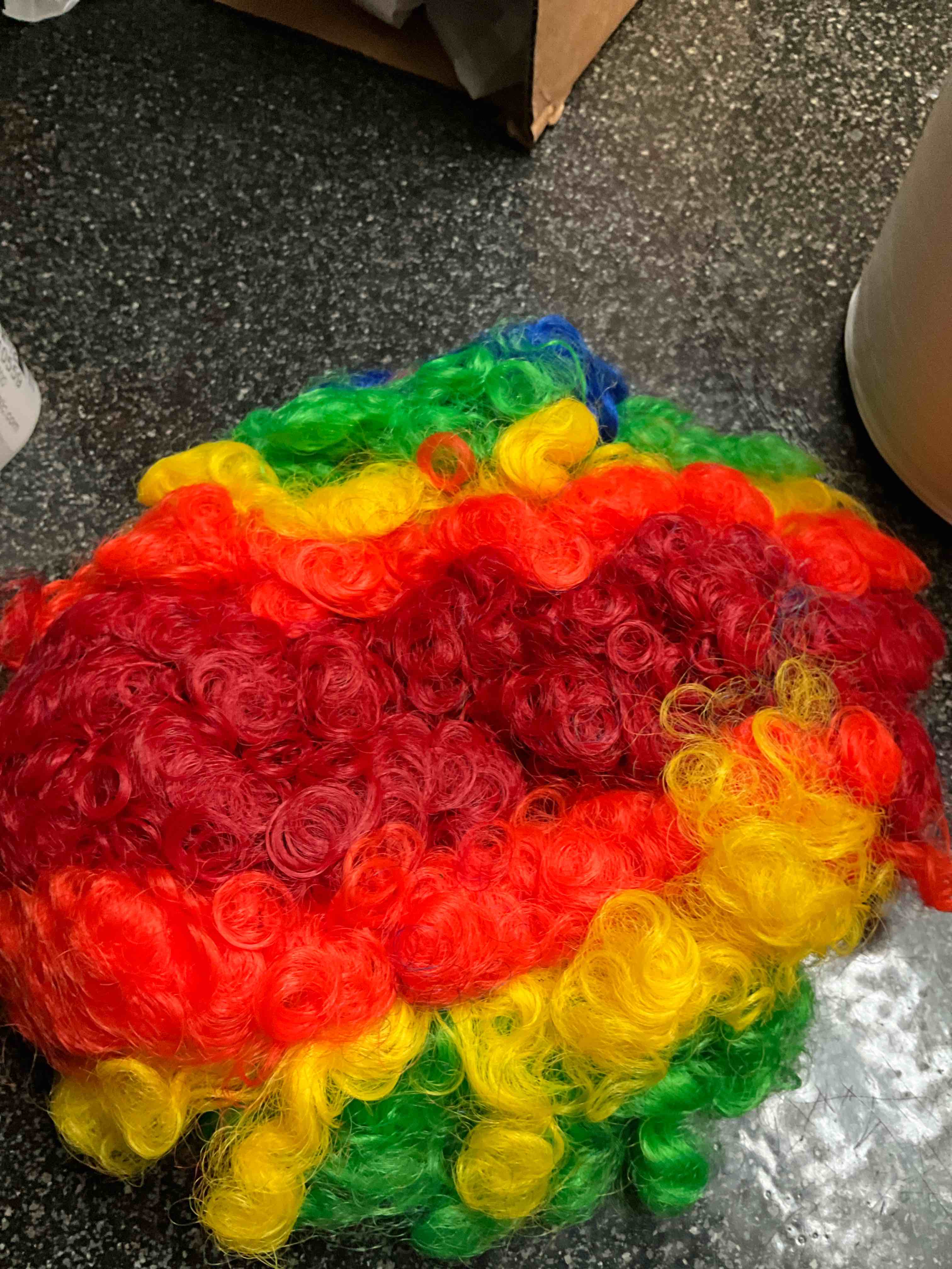 Halloween - Multi - Colored - Clown Wig 