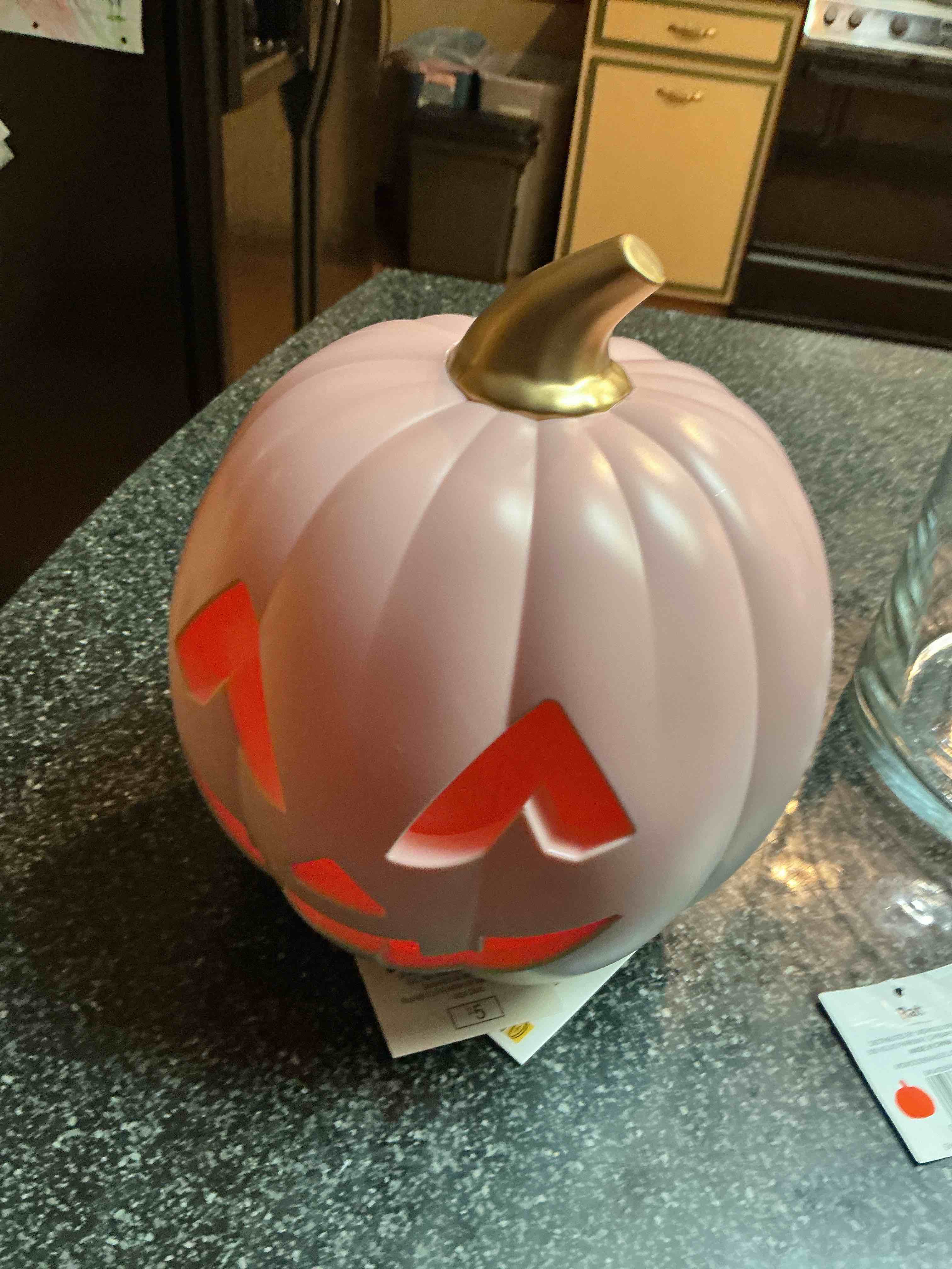 Light Up Pink Pumpkin 