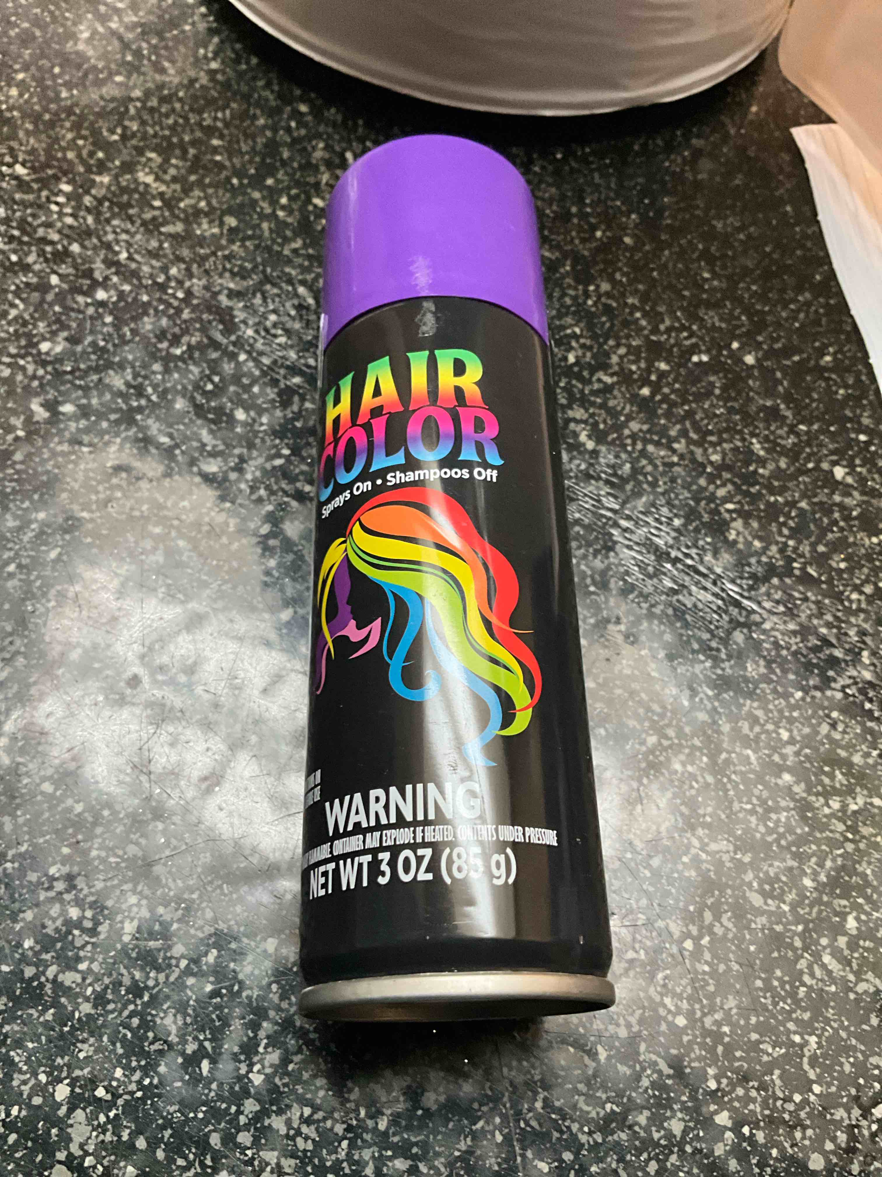 Spray On - Shampoo Out - Hair Color - Purple 