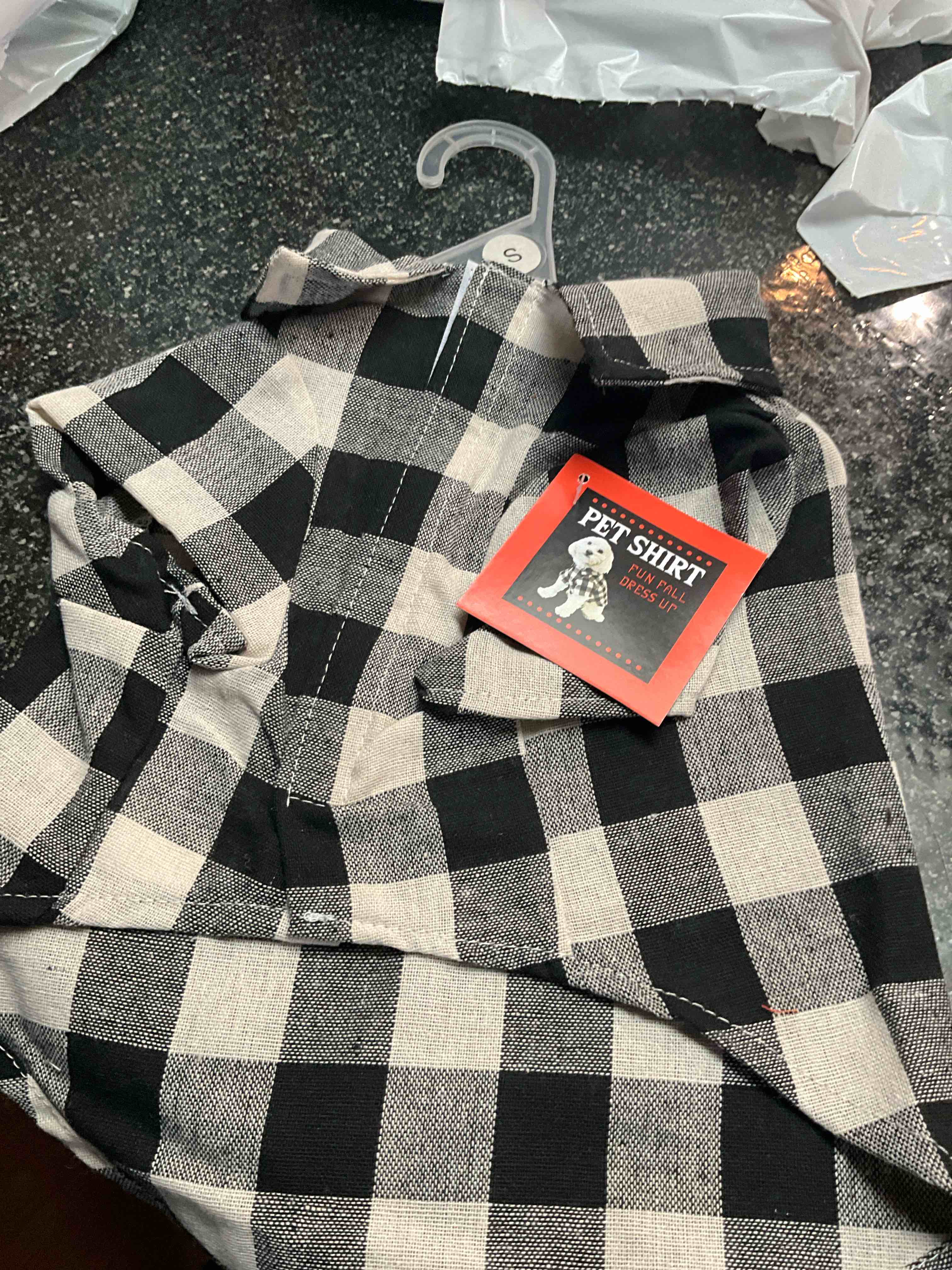 pet shirt - fun fall dress up - size - s