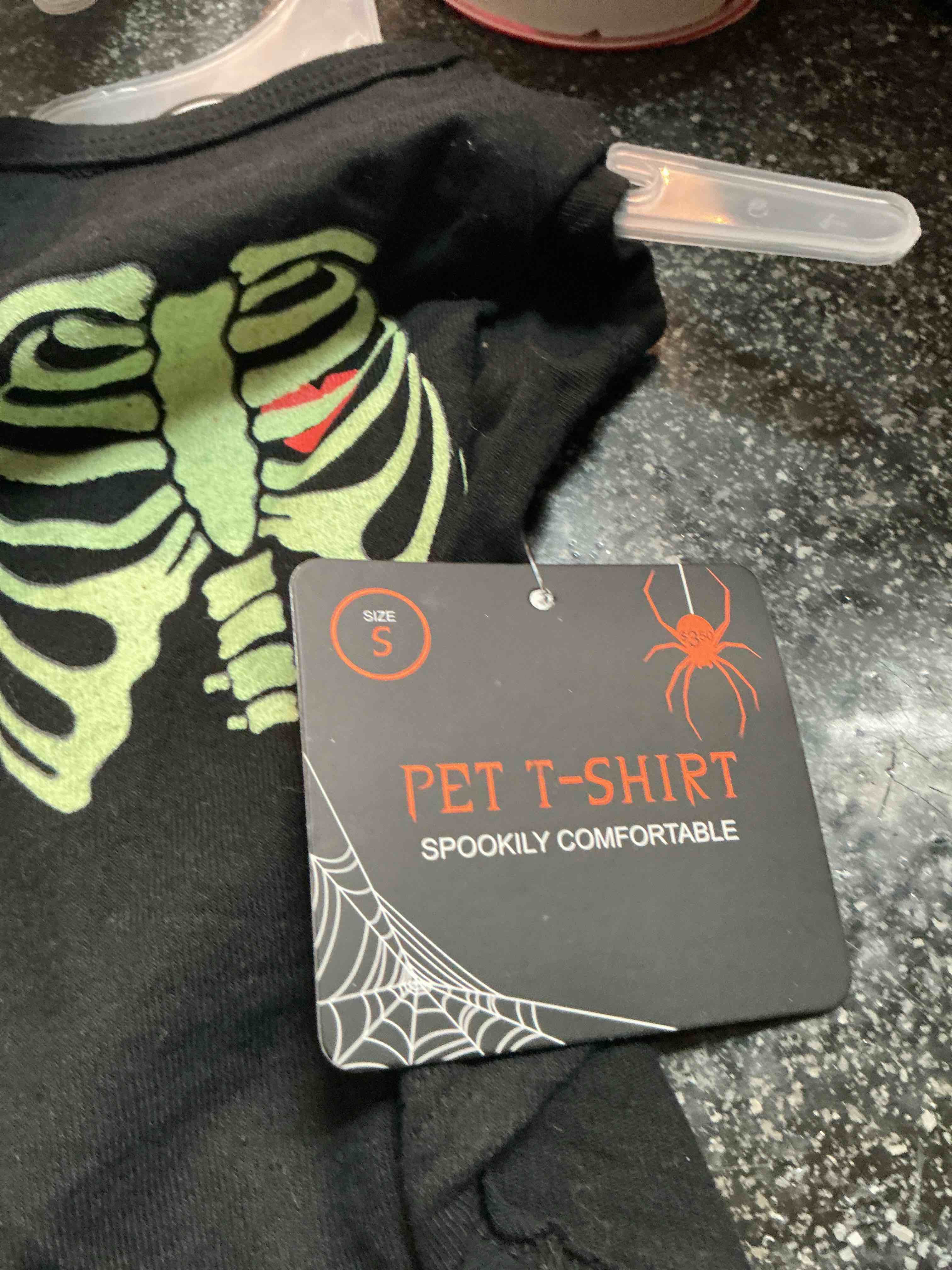 Pet T-Shirt Spookily  Comfortable  Size S 