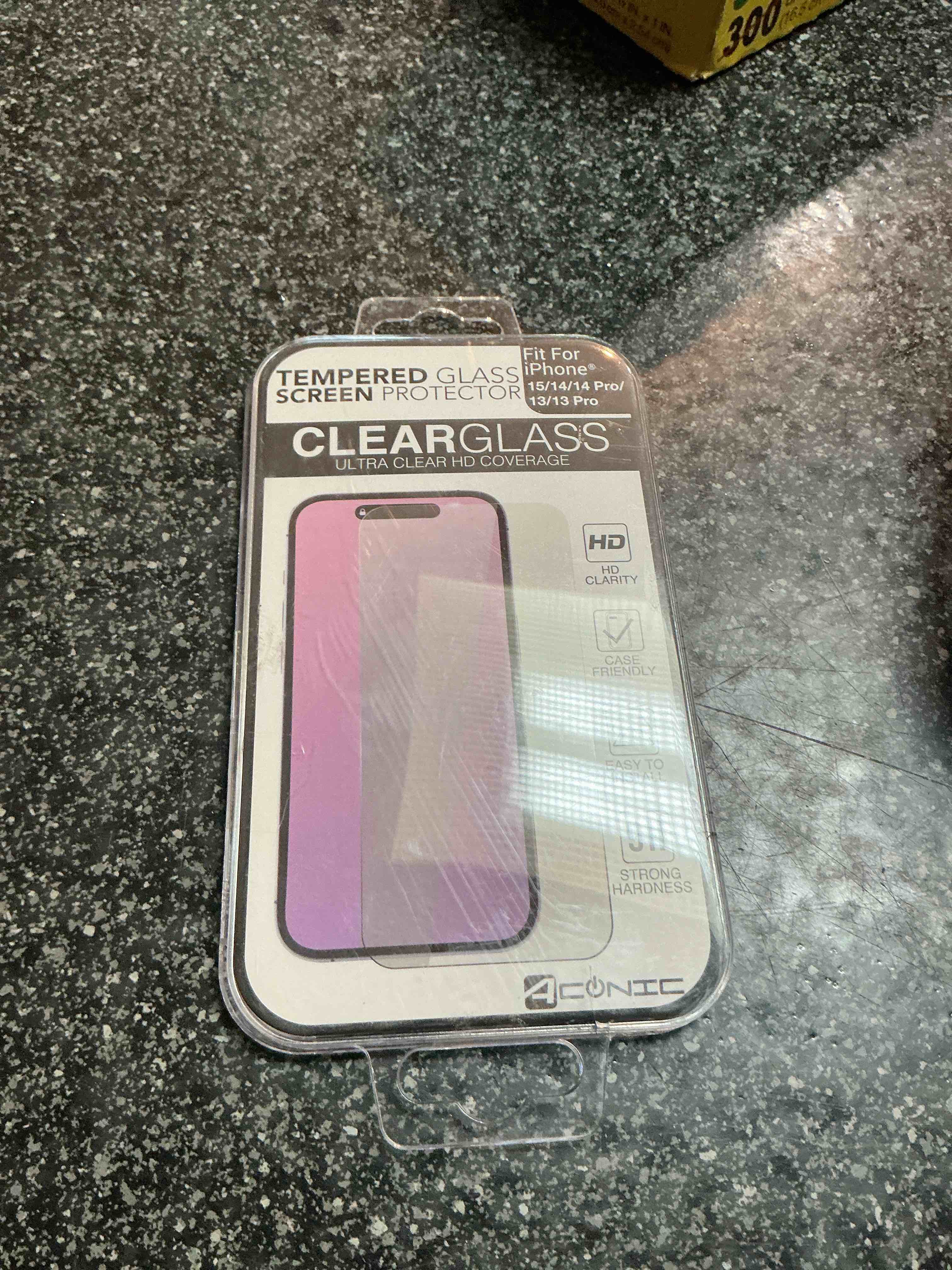 Tempered Glass Screen Procter For iPhone 15/14/14Pro/13/13 Pro 