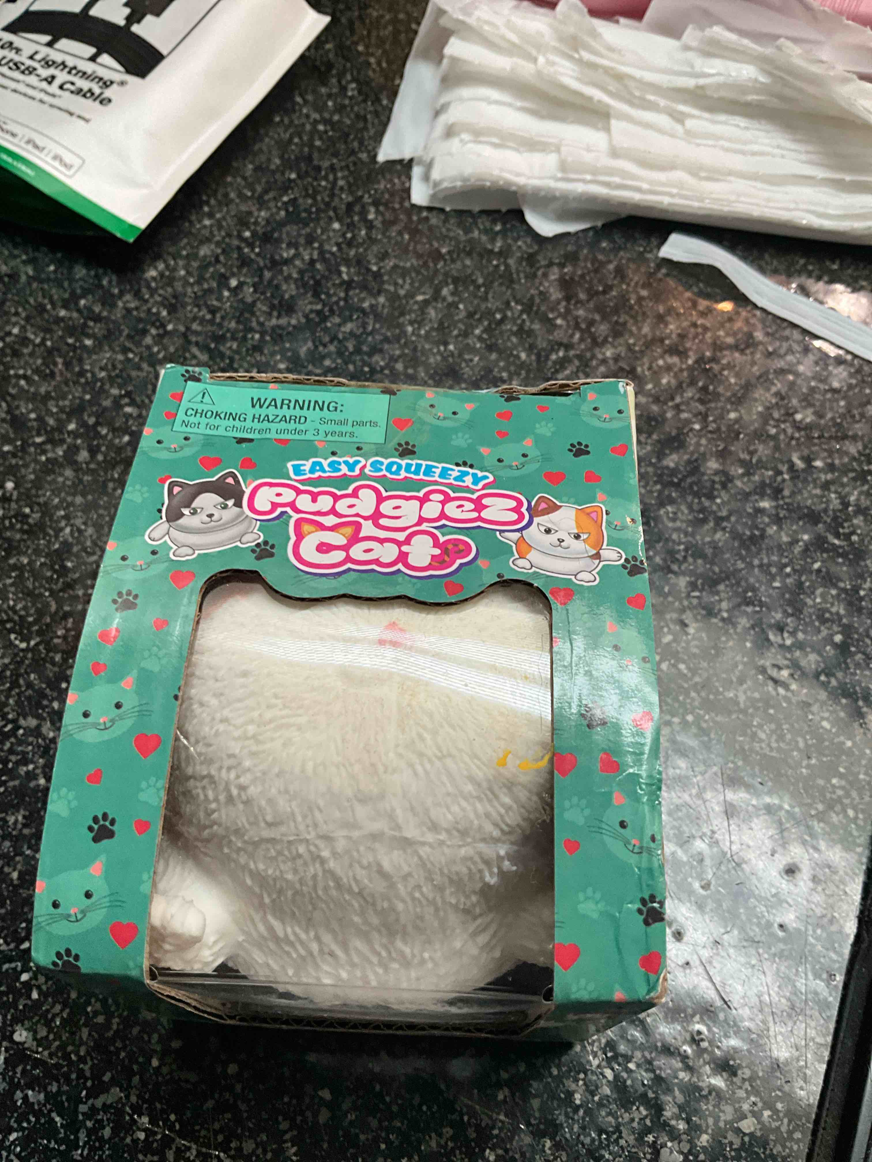 Easy Squeezy Pudgiez Cat 
