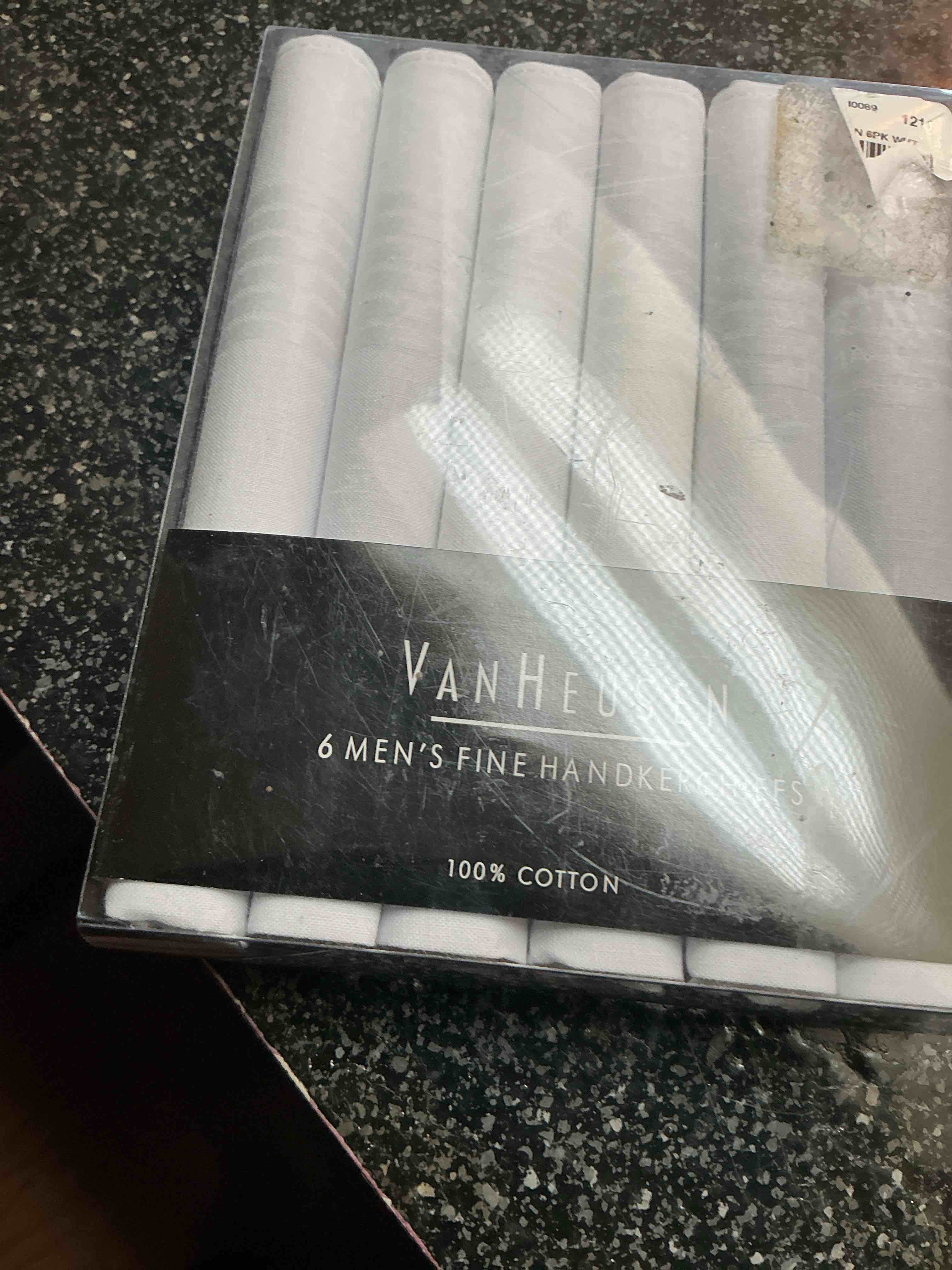 Vanheusen 6 Men’s Fine Handkerchiefs