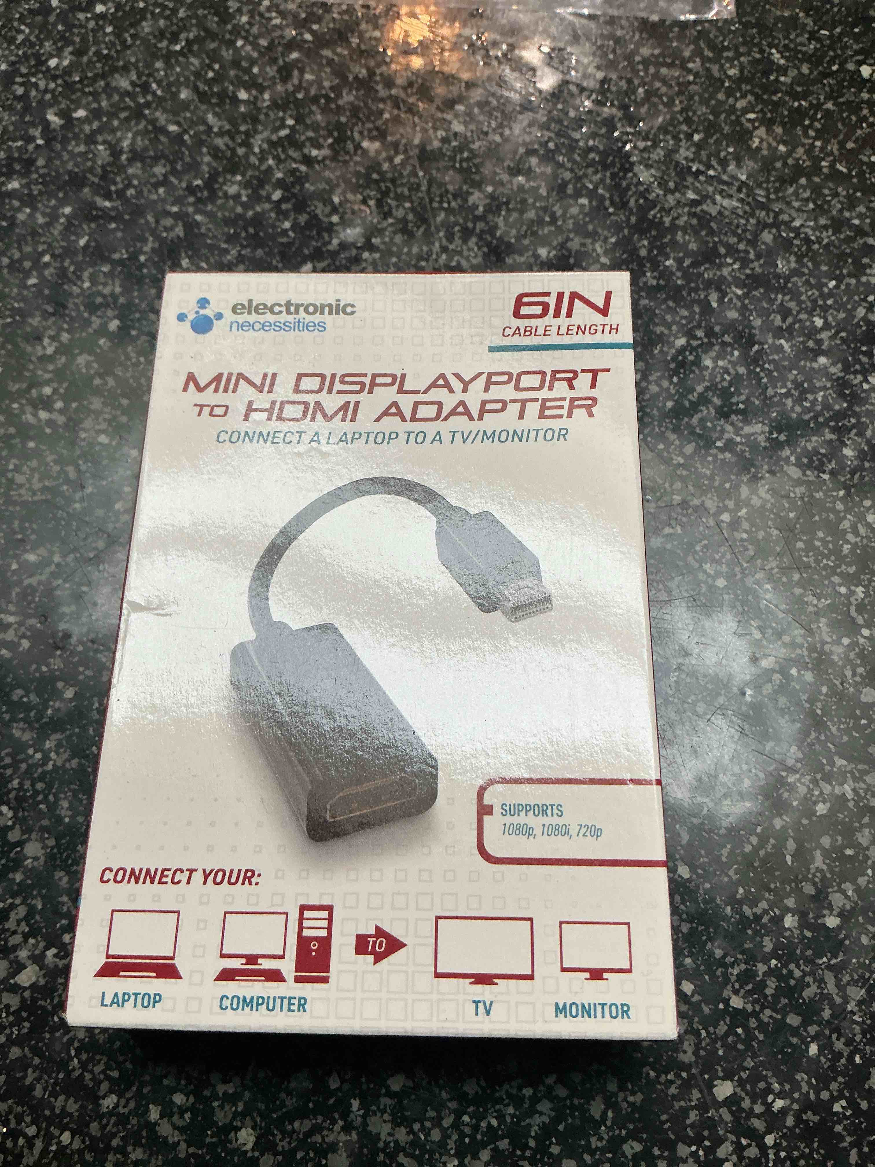 6in. Mini DisplayPort to HDMI Adapter