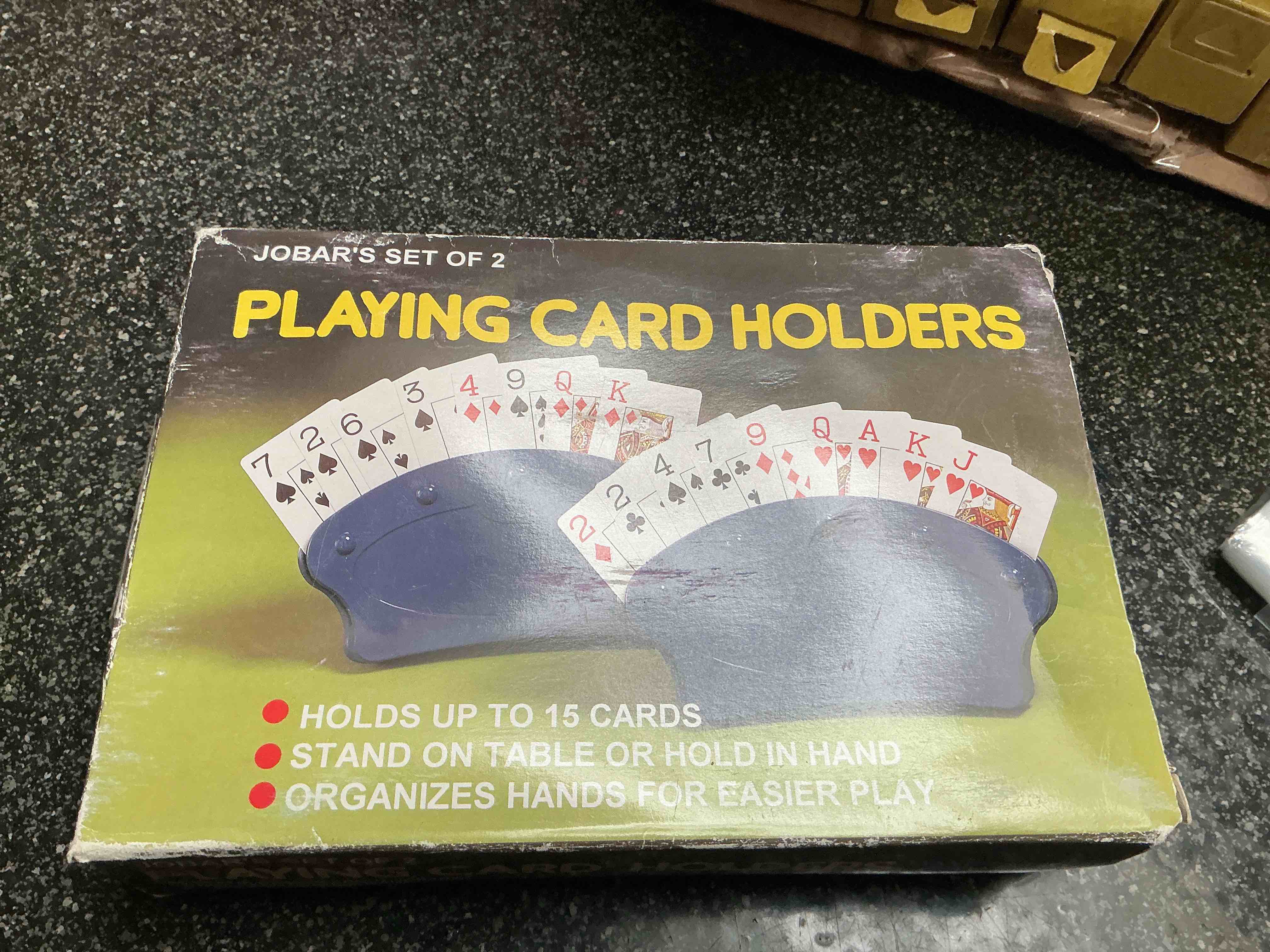 Jobar’s -Playing Card Holder - set of 2