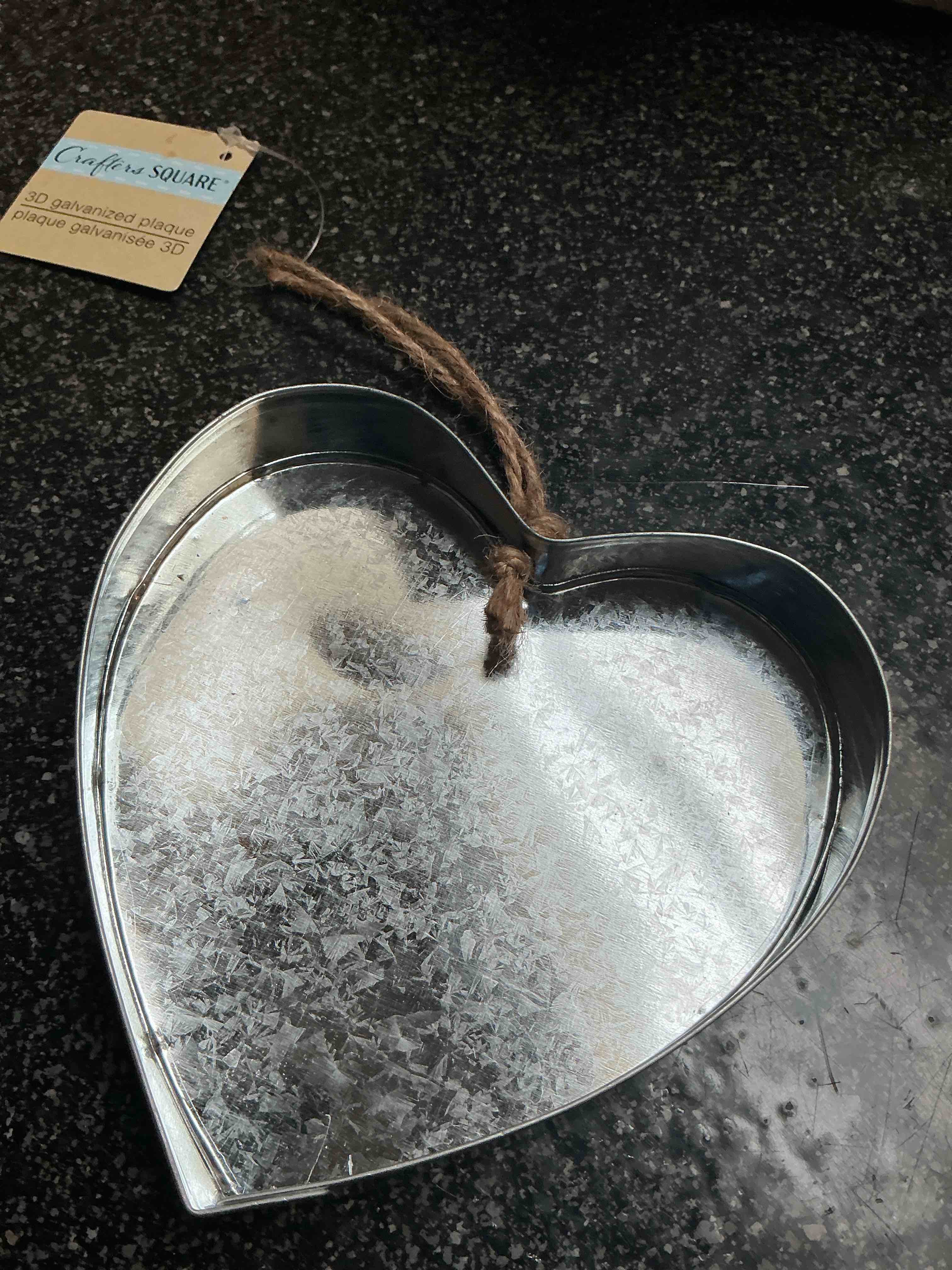 Crafters Square - 3D Galvanized - Hanging Decor