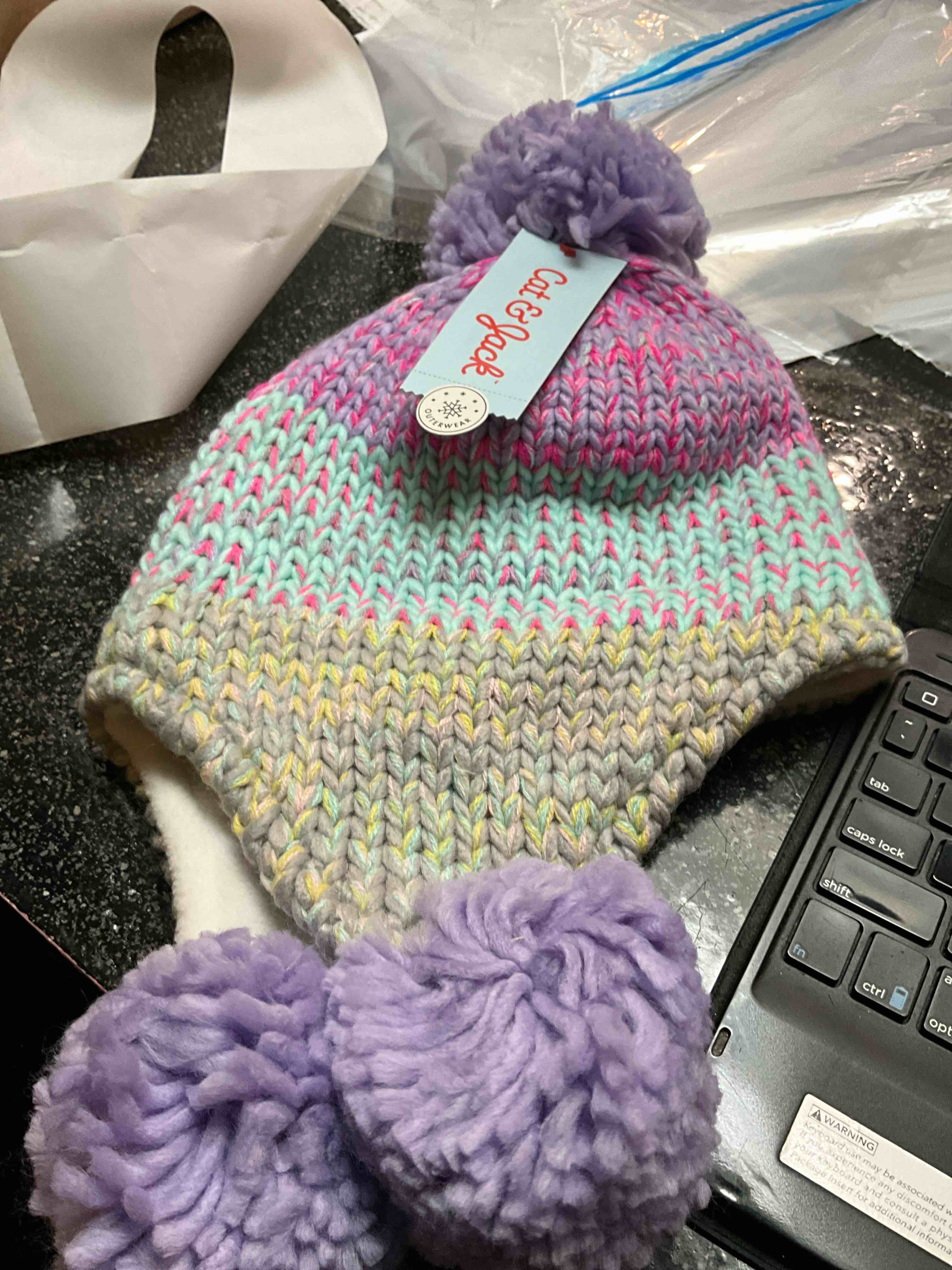 Cat & Jack - Multi-Colored - Knit Hat - size - one size fits 