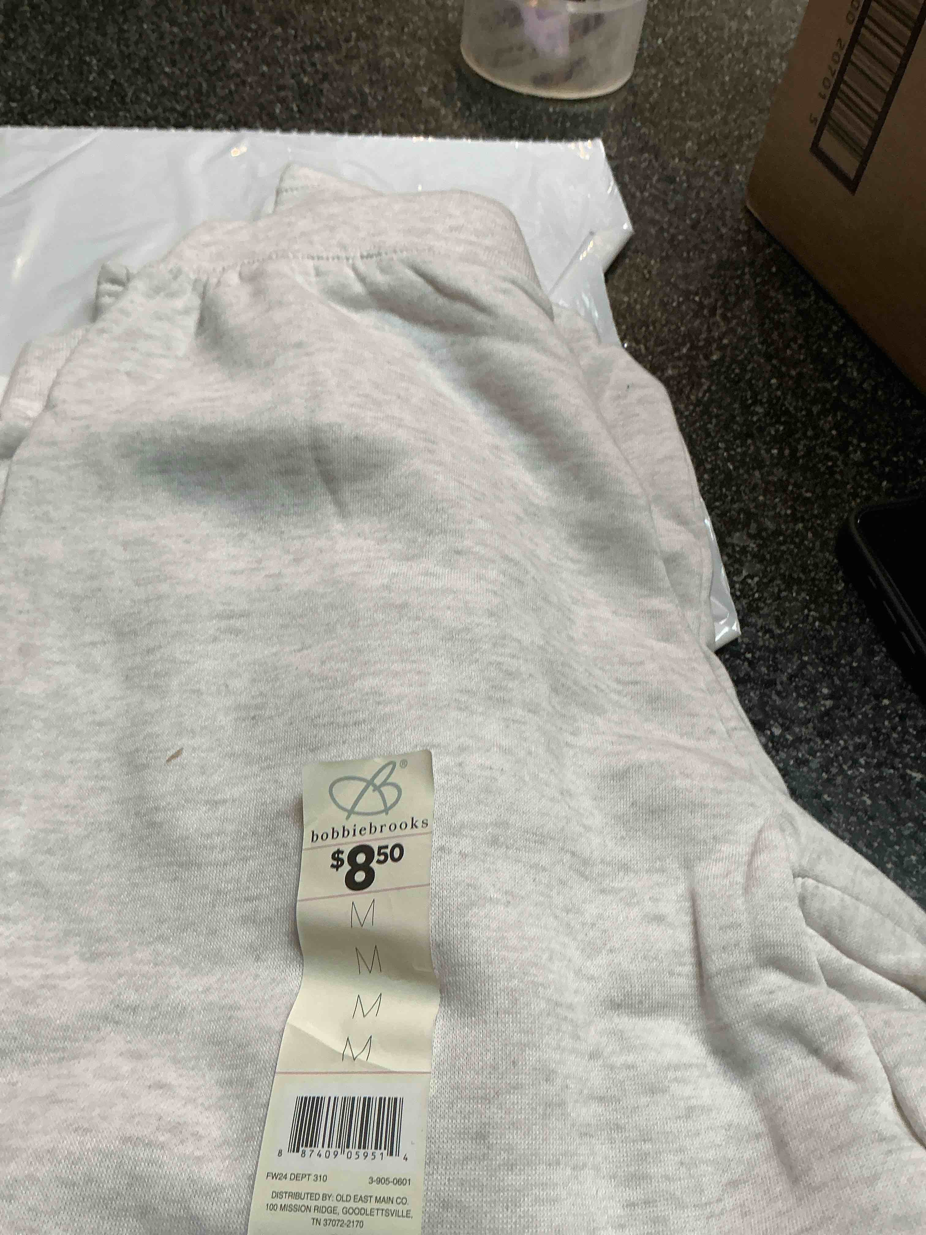 Bobbie Brooks Grey / White Sweat Pants Size M 