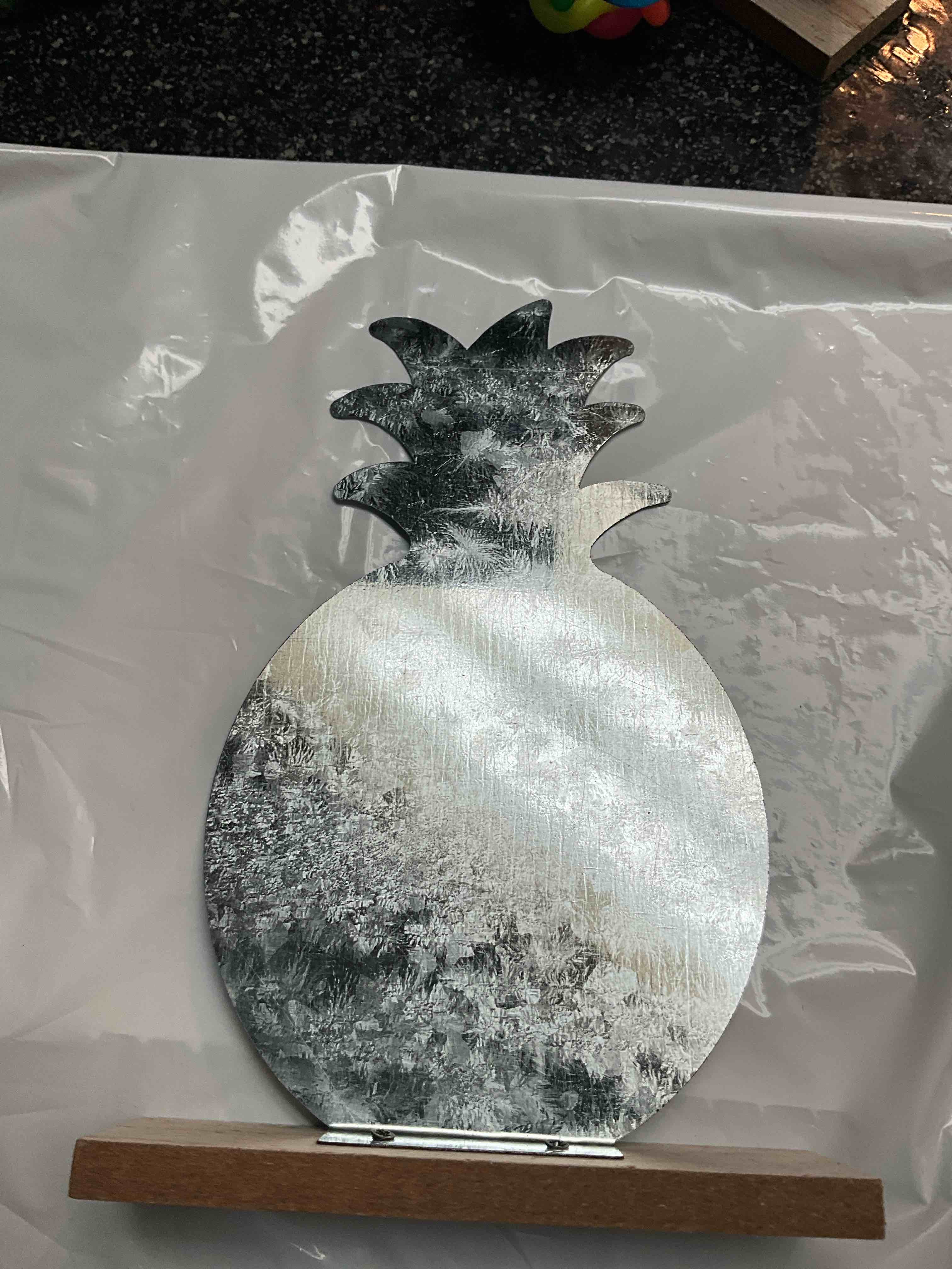 Galvanized Pineapple  Decoration 