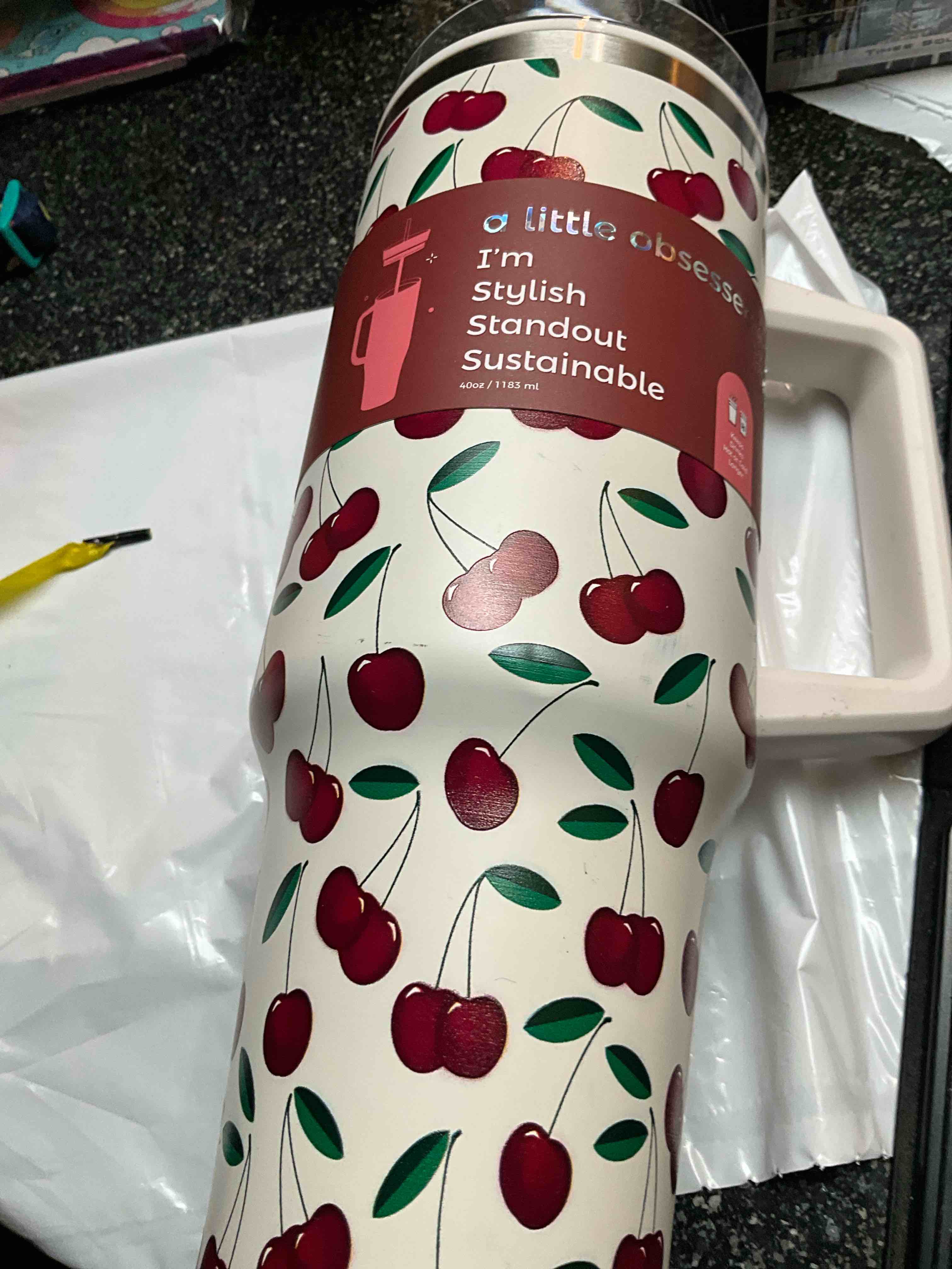 A Little Obsessed - I’M stylish Standout Sustainable - 40oz  