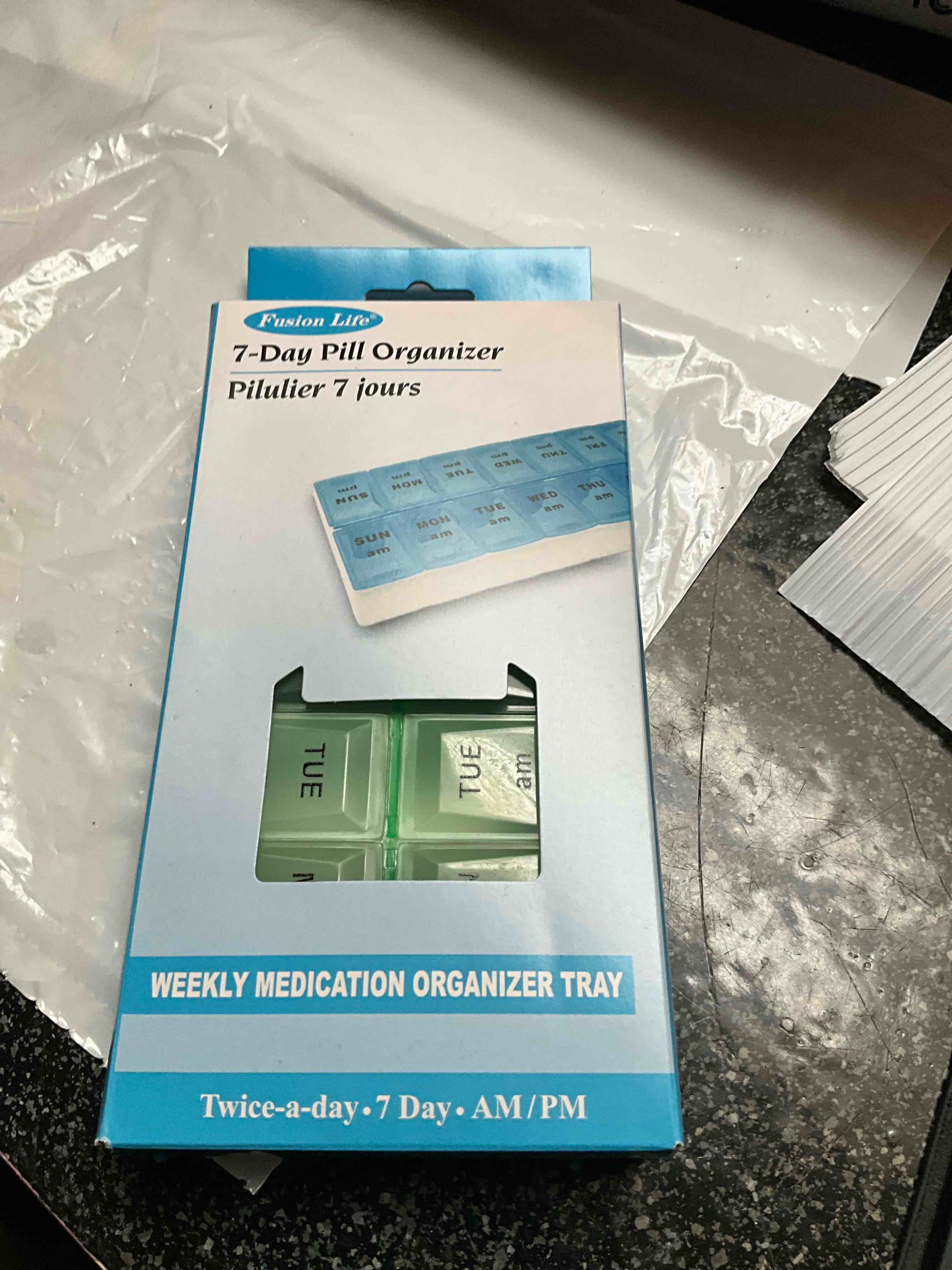 Fusion Life - 7 - Day Pill Organizer 