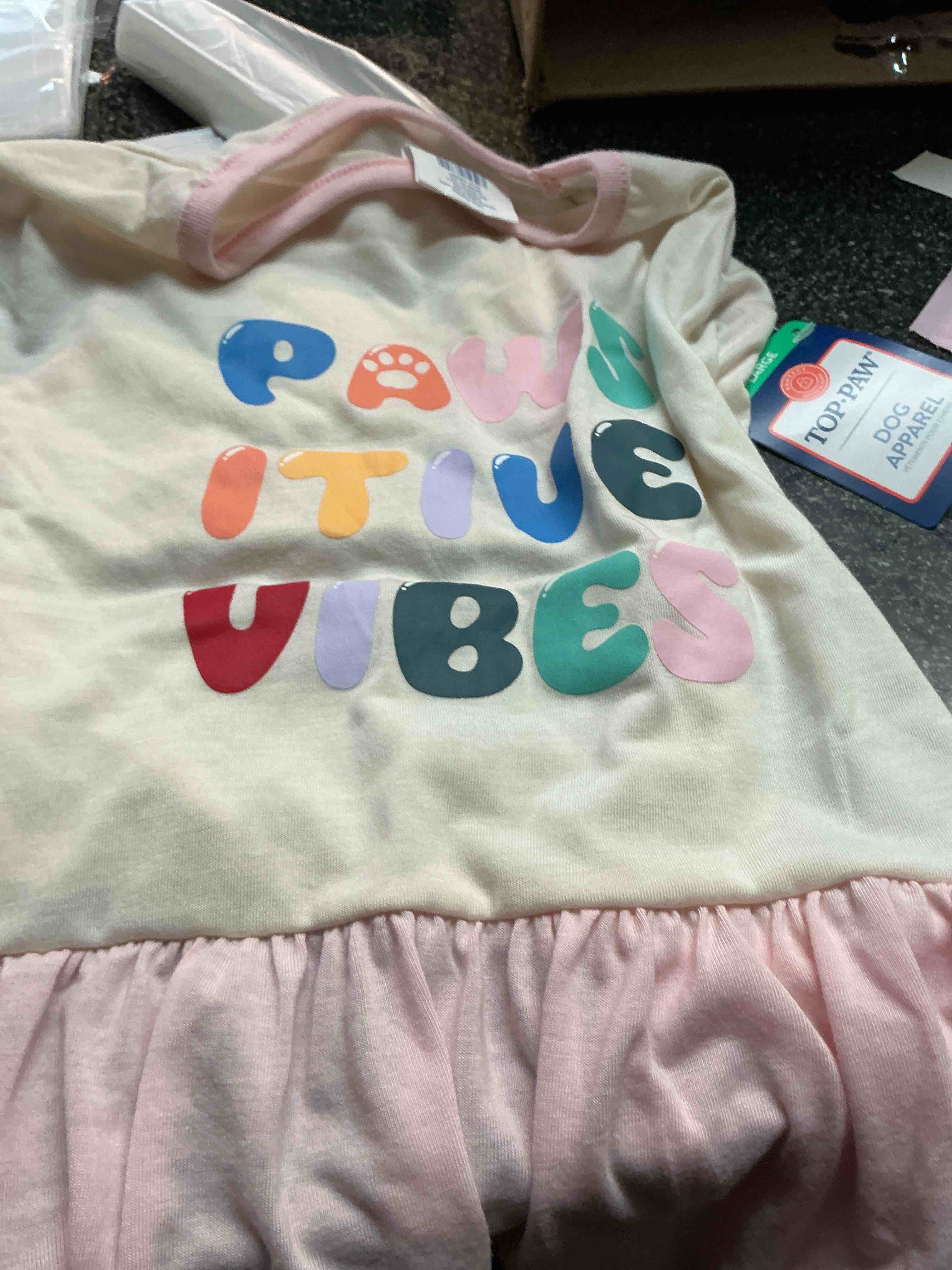 Top - Paw Dog Apparel Size L 