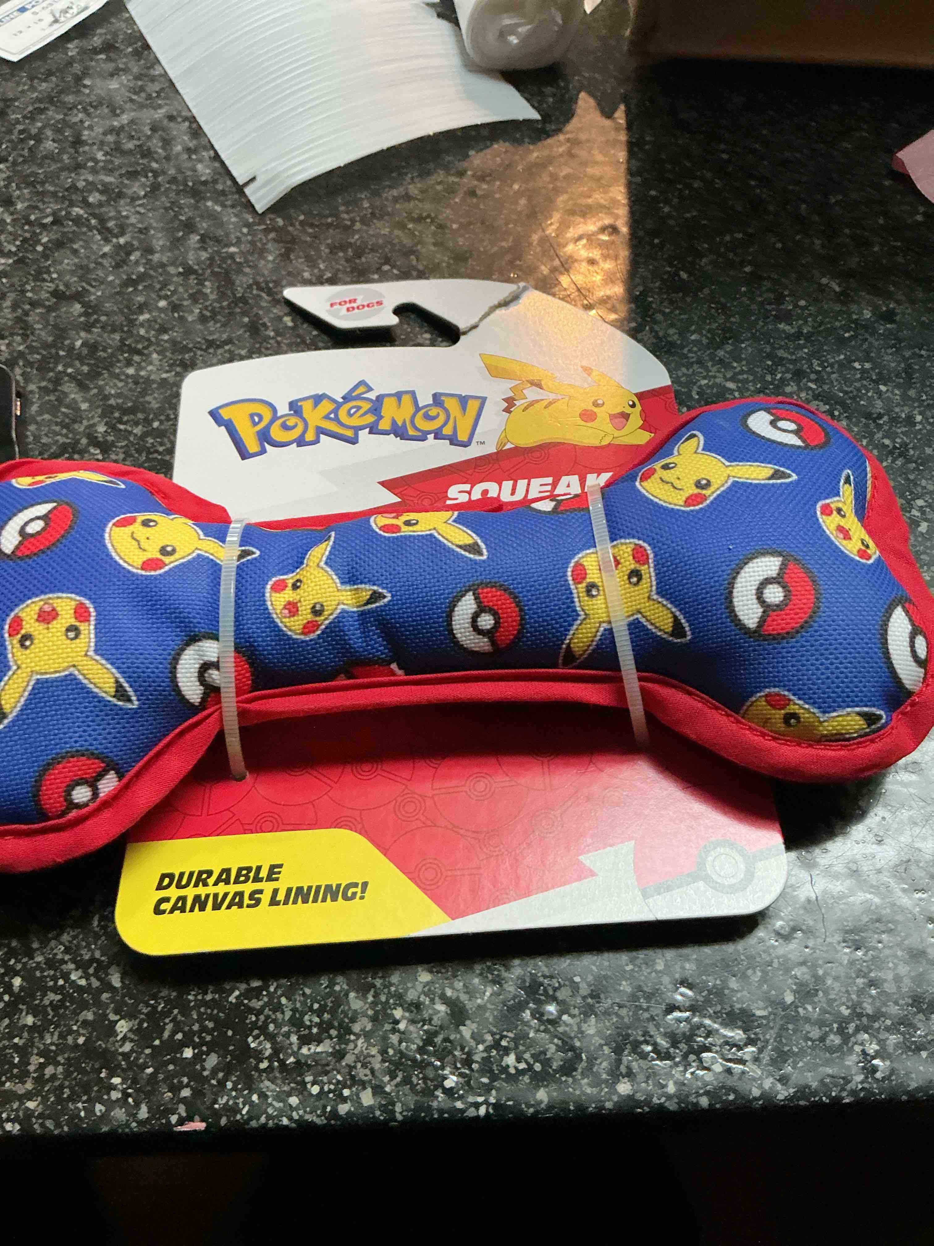 Pokémon Squeaky Dog Toy 