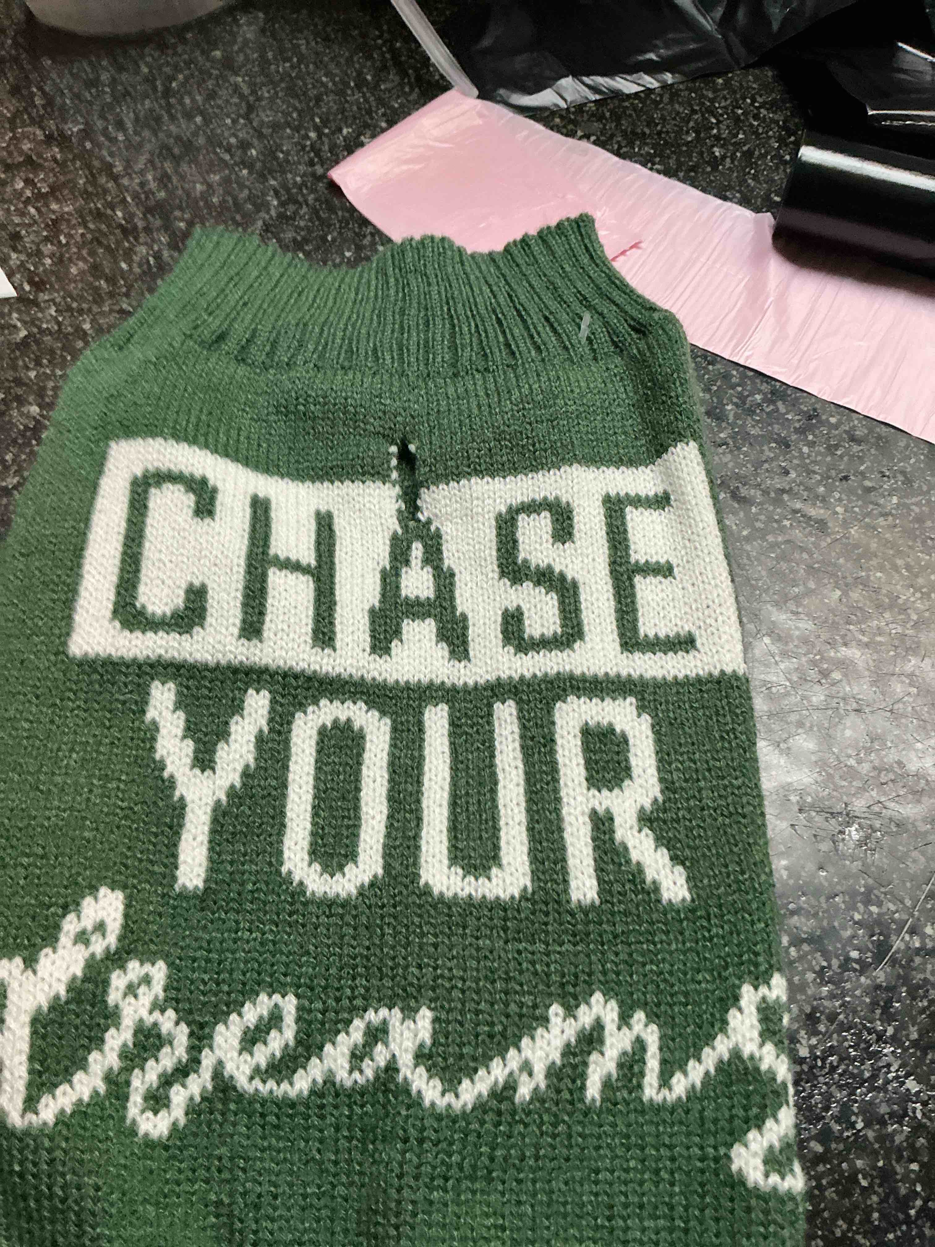 Pawsitiviely Fun Pet Sweater - Size M 