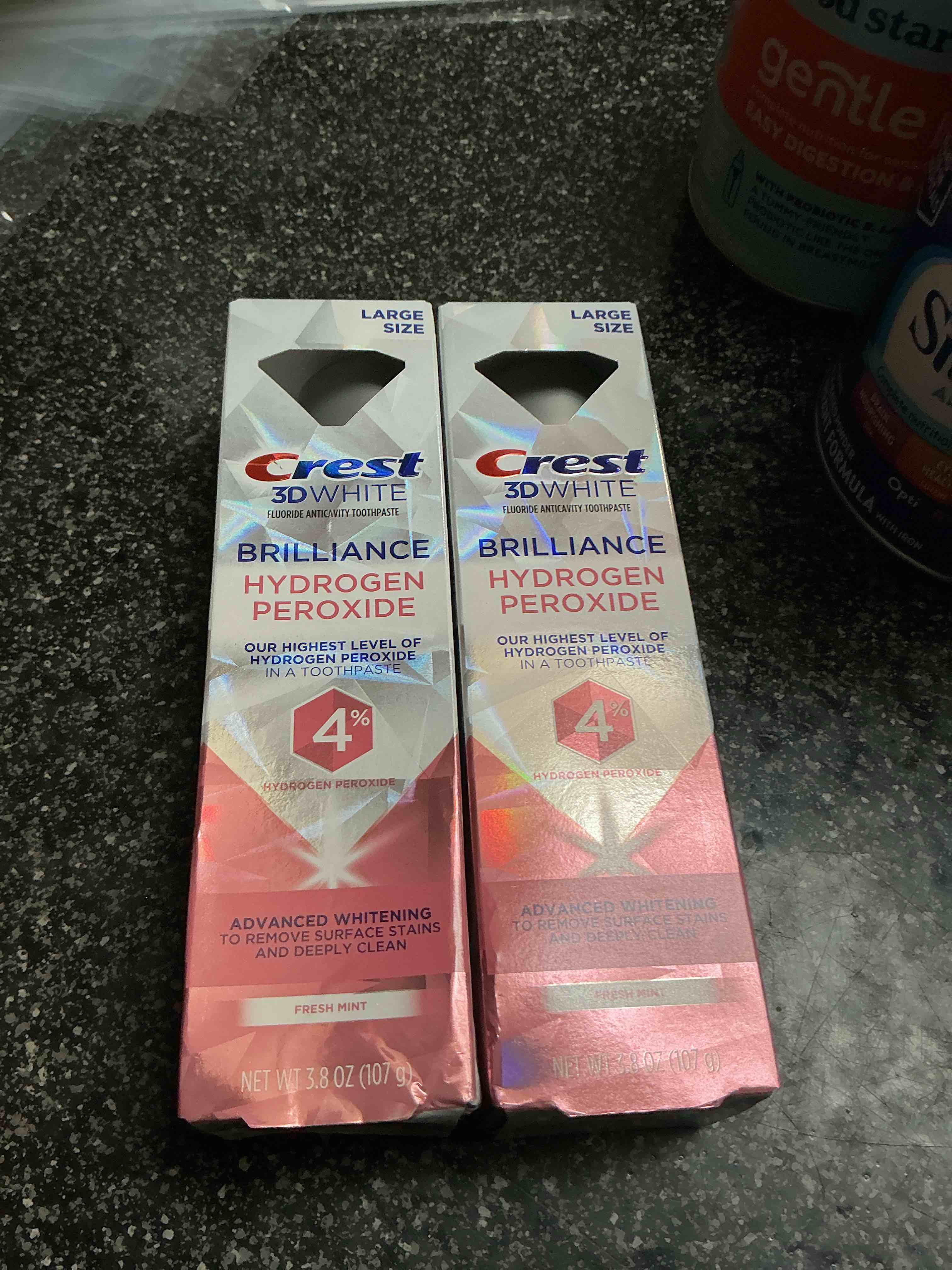 Crest 3D Brilliance Hydrogen Peroxide 3.8 Oz.