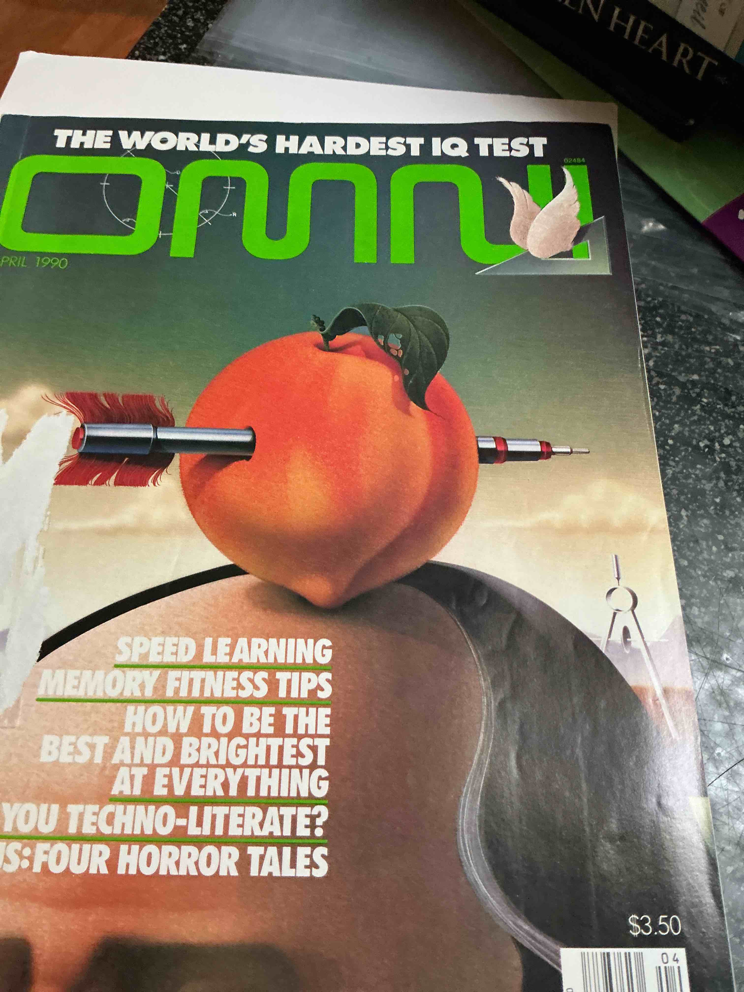 The World’s Hardest IQ Test Omni Magazine - Retro 1990