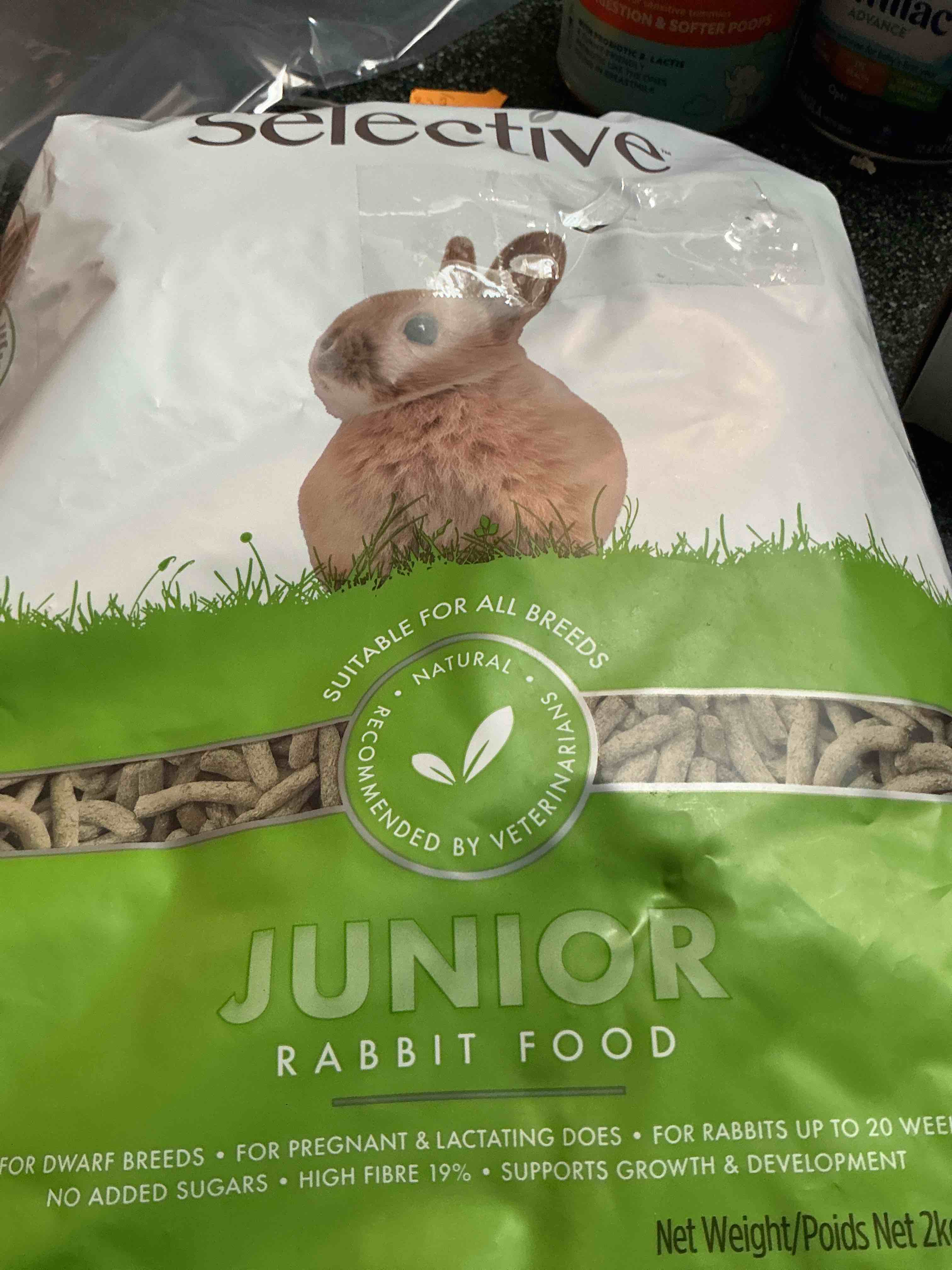 SCIENCE Selective Supreme Junior Rabbit Food 4lb 6 ounce