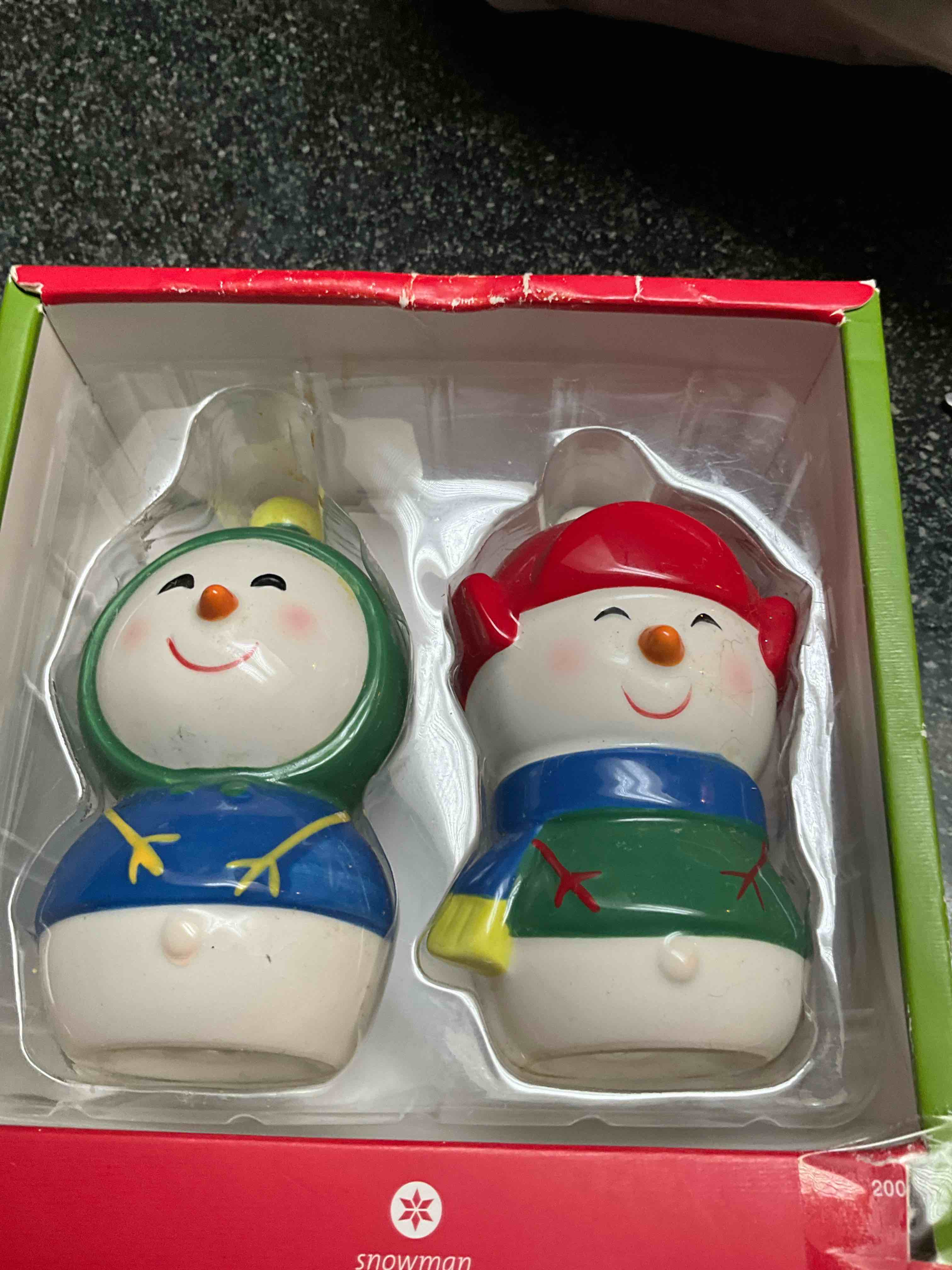 Snowman - Salt & Pepper Shaker Set 