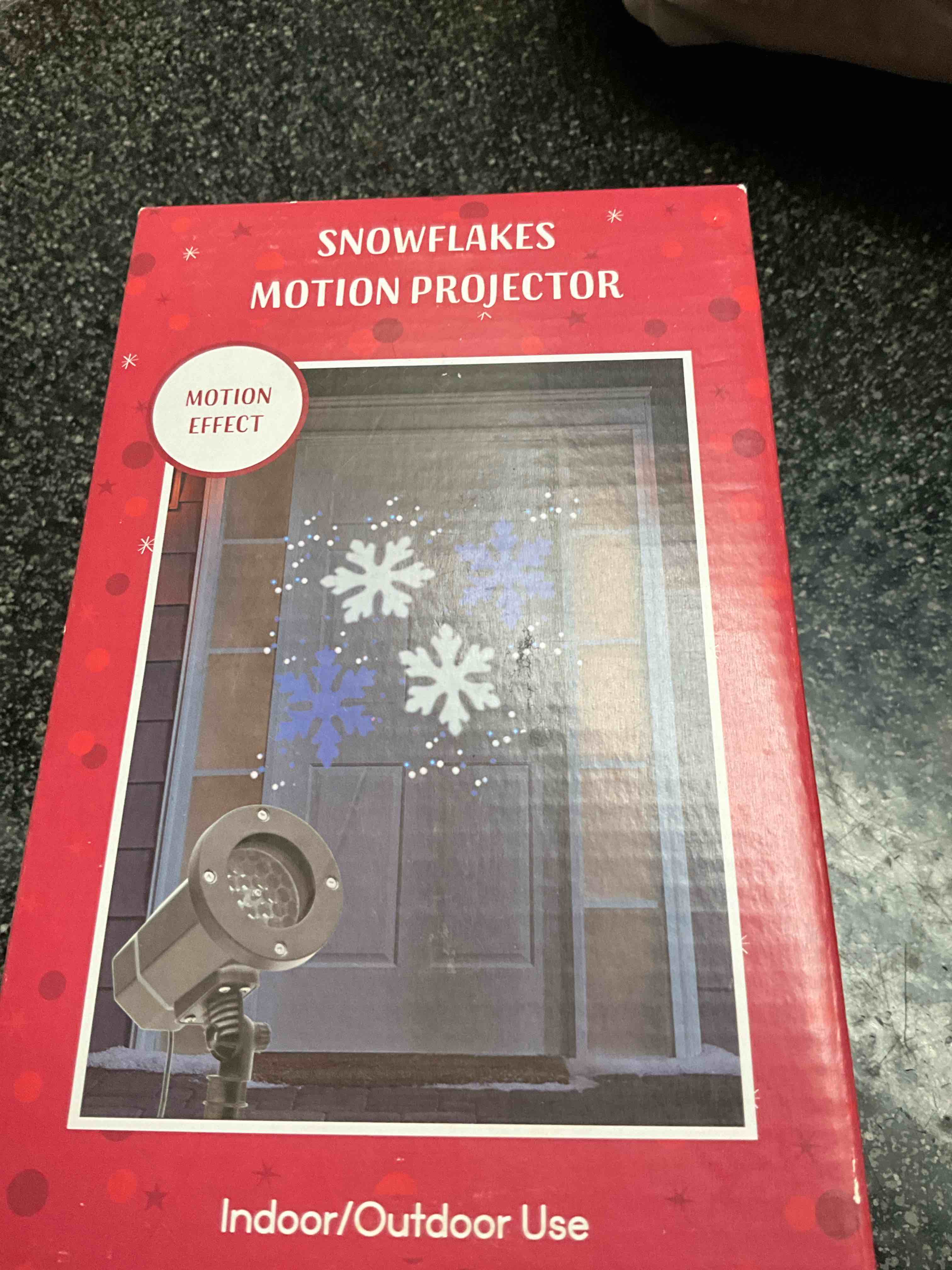 Snowflakes - Motion Projector - Indoor/Outdoor Use