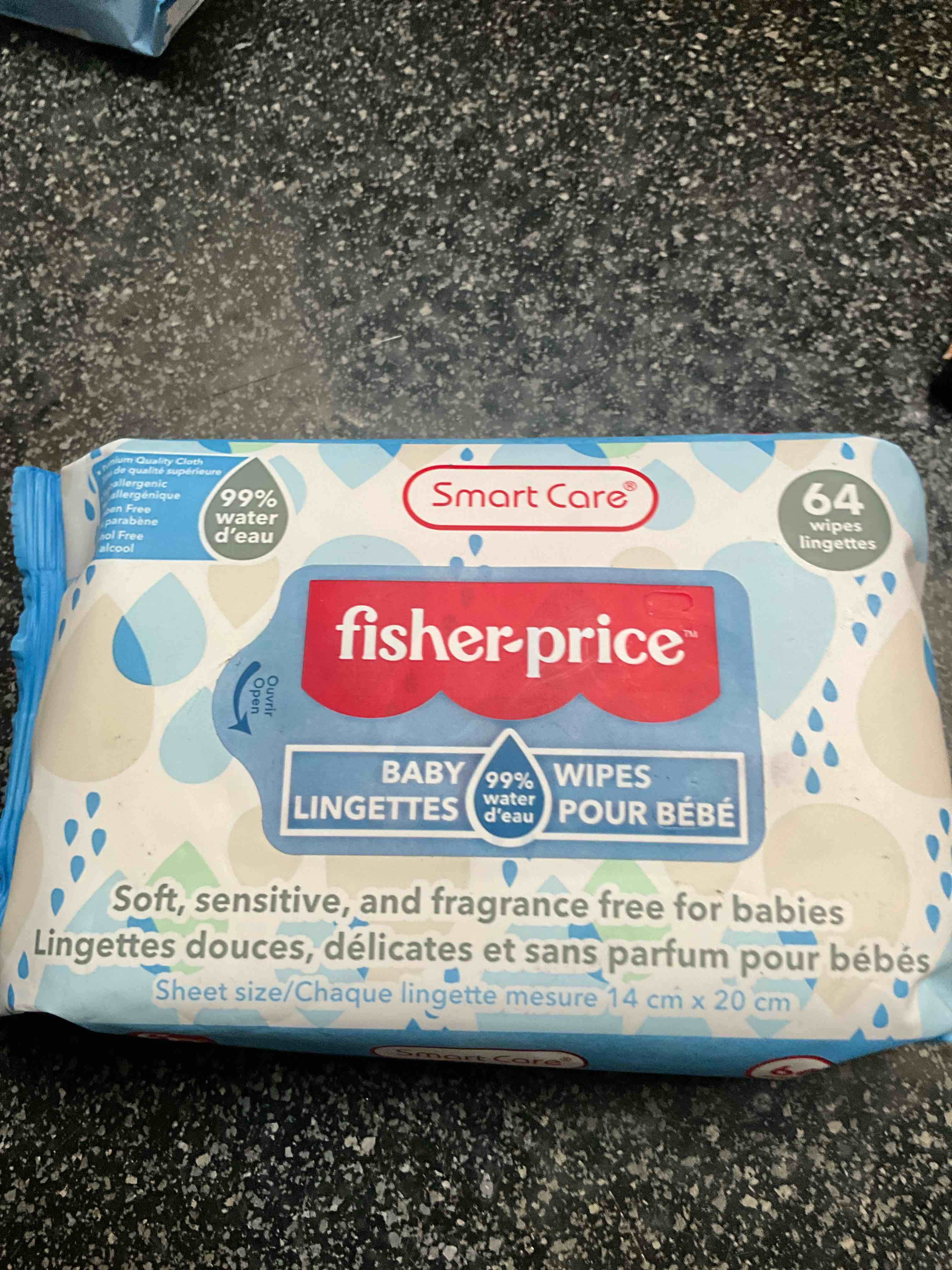 Smart Care - Fisher - Price - Baby Wipes - 64 count 
