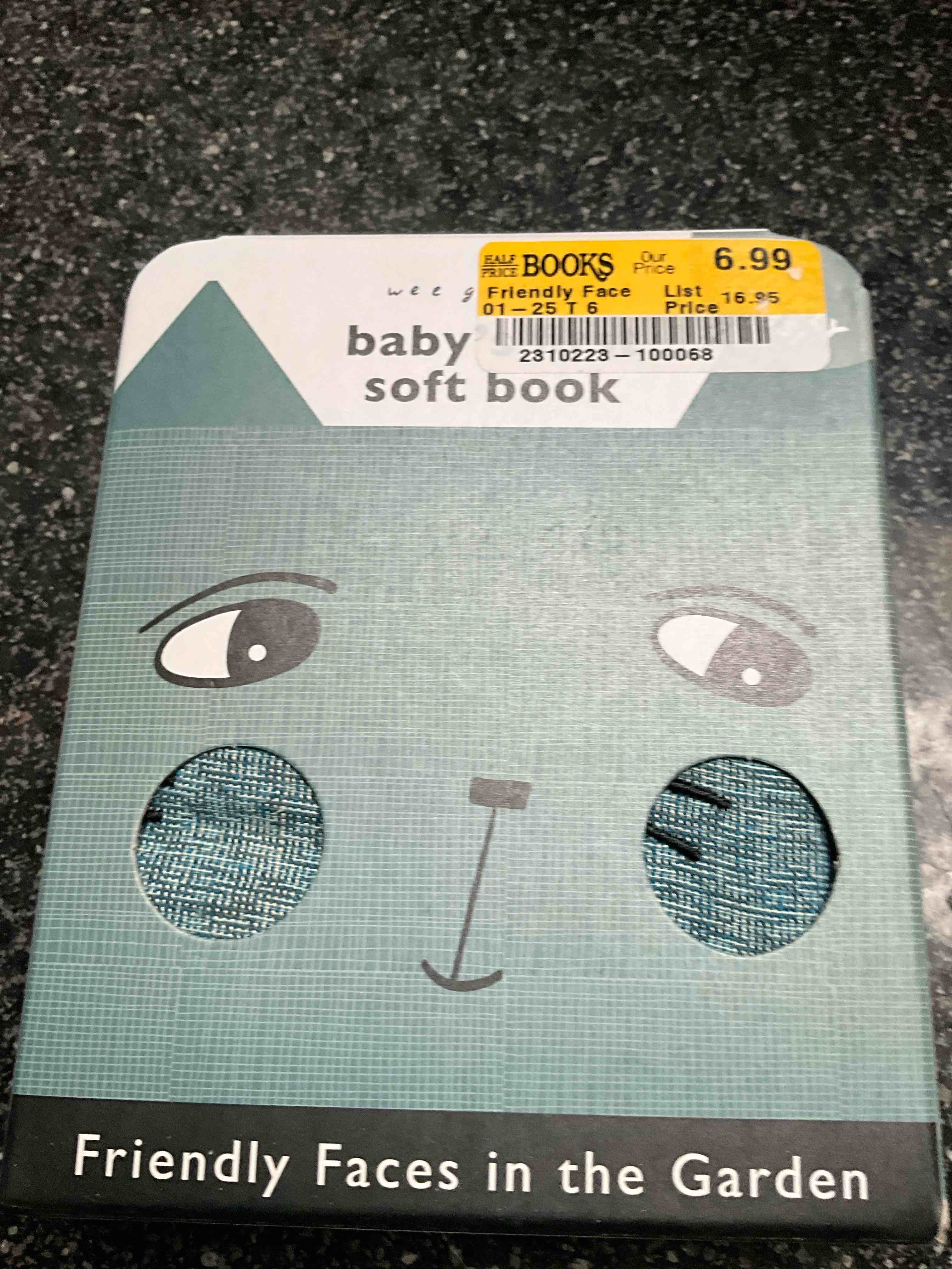 Baby Soft Book - Friendly Faces in the Garden 