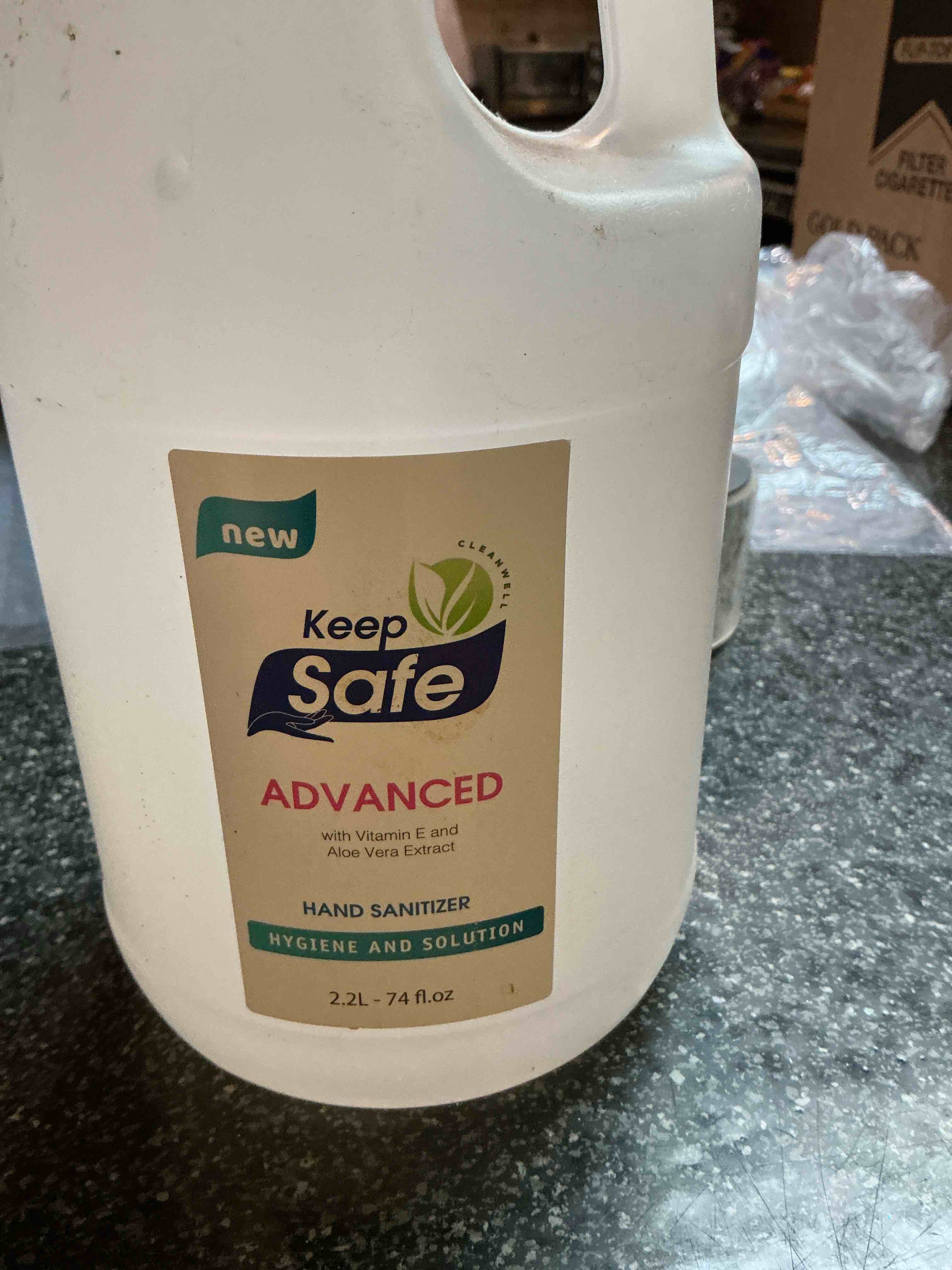 Keep Safe Advanced Hand Sanitizer 74 Fl. Oz. 