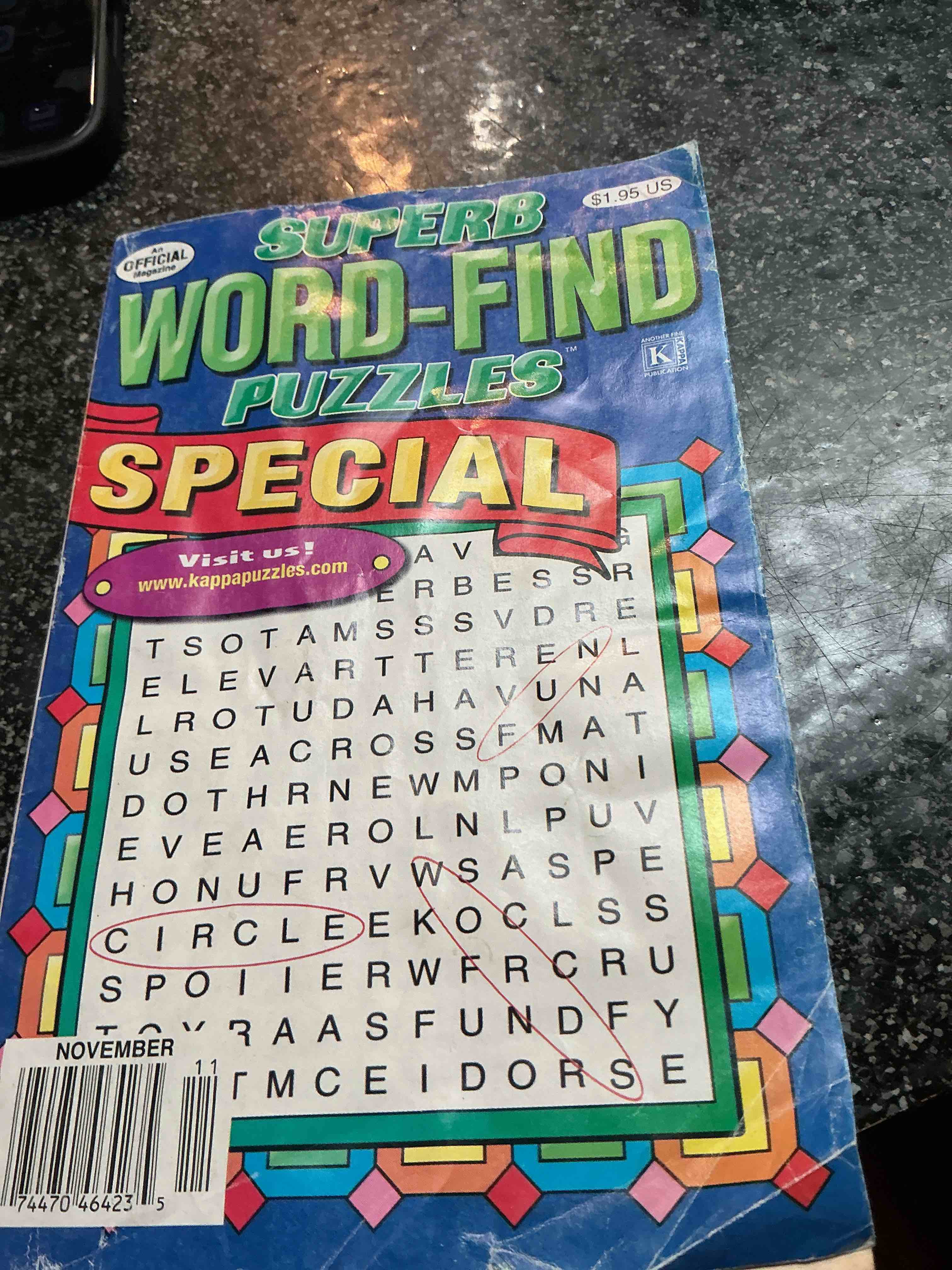 Superb Word-Find Puzzle 