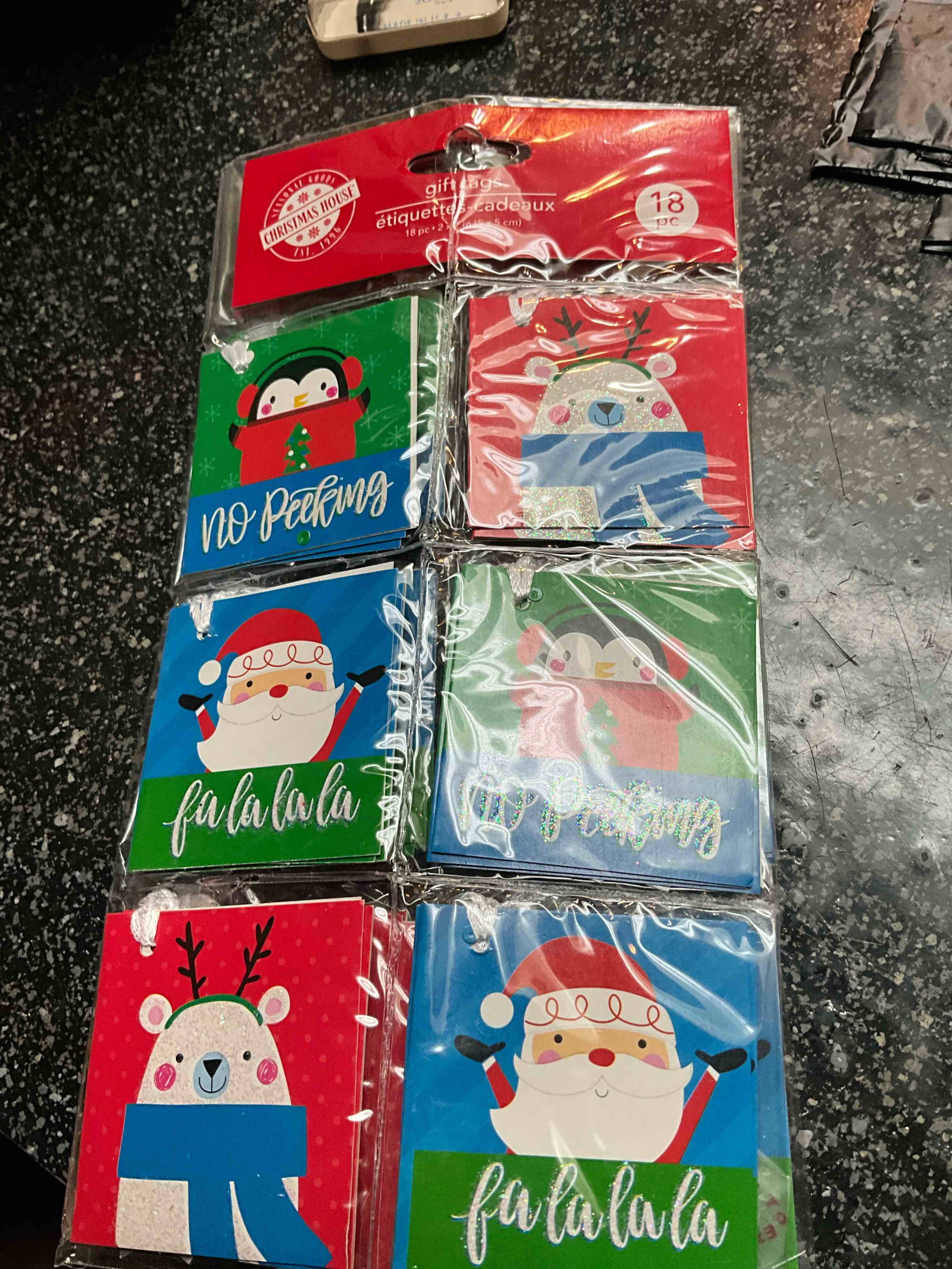 Christmas - Gift Tags - 18 count