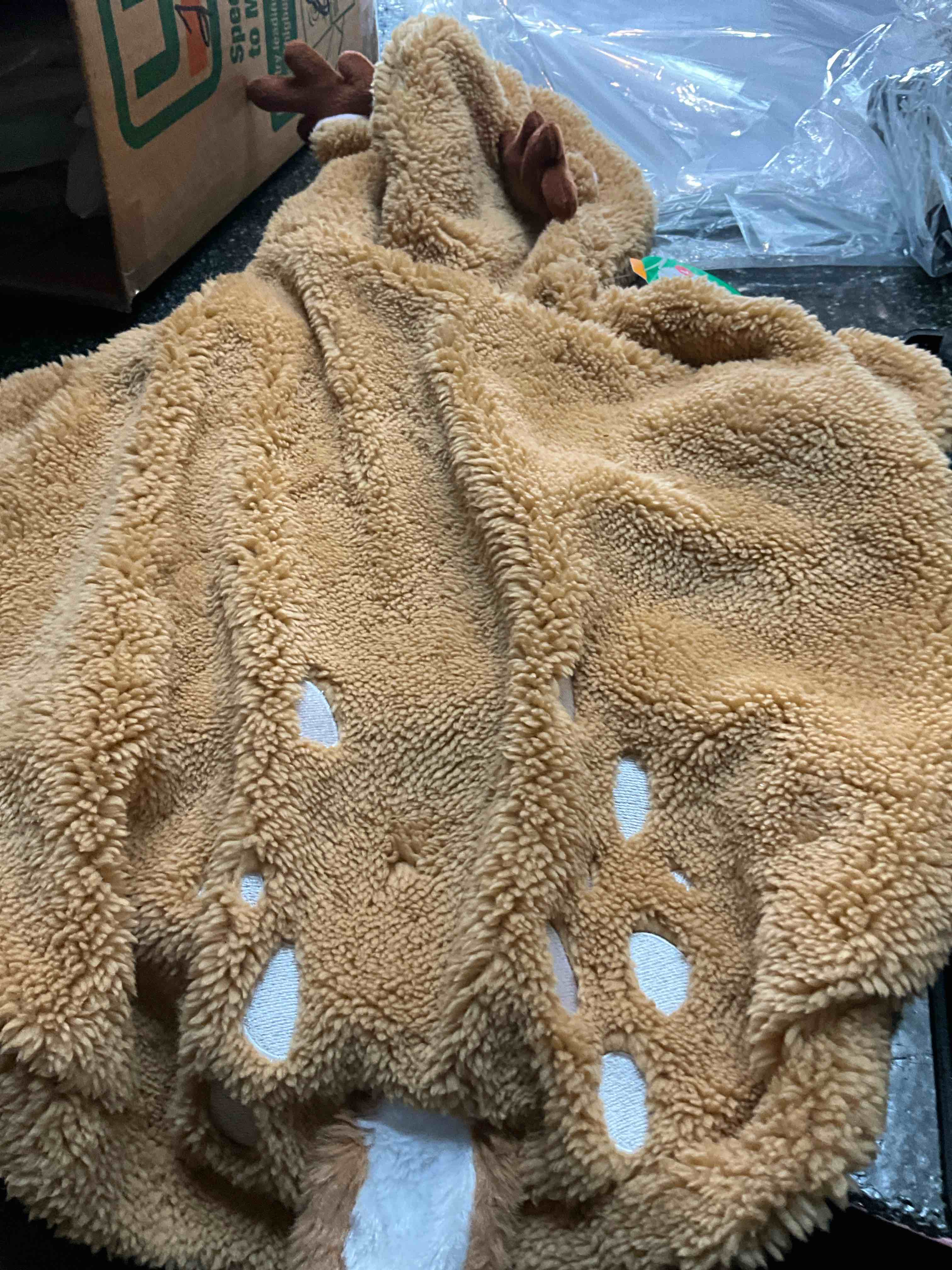 Merry & Bright - Holiday Pet Reindeer Apparel - size - L