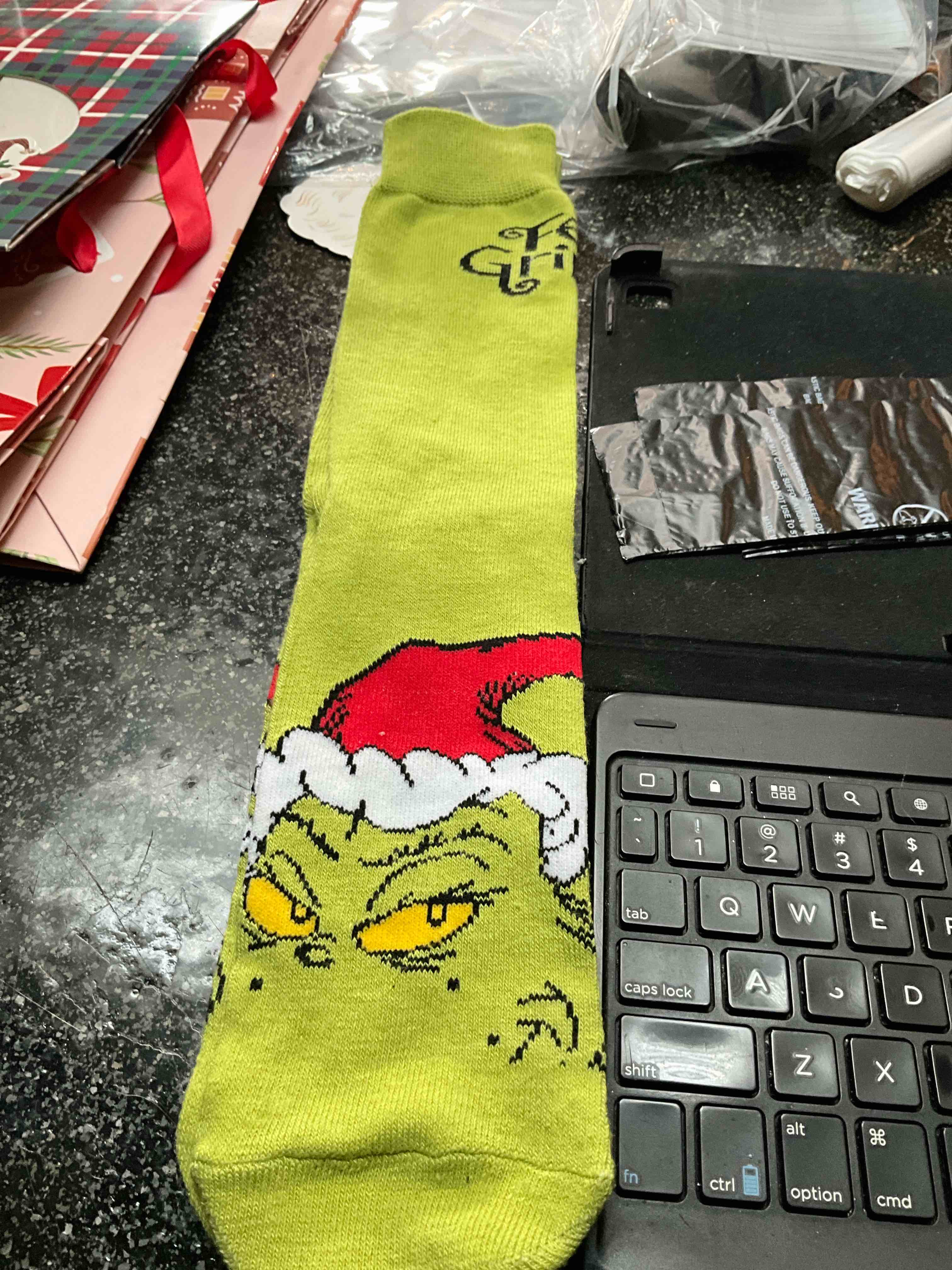 Feelin Grinchy - Grinch Long Socks