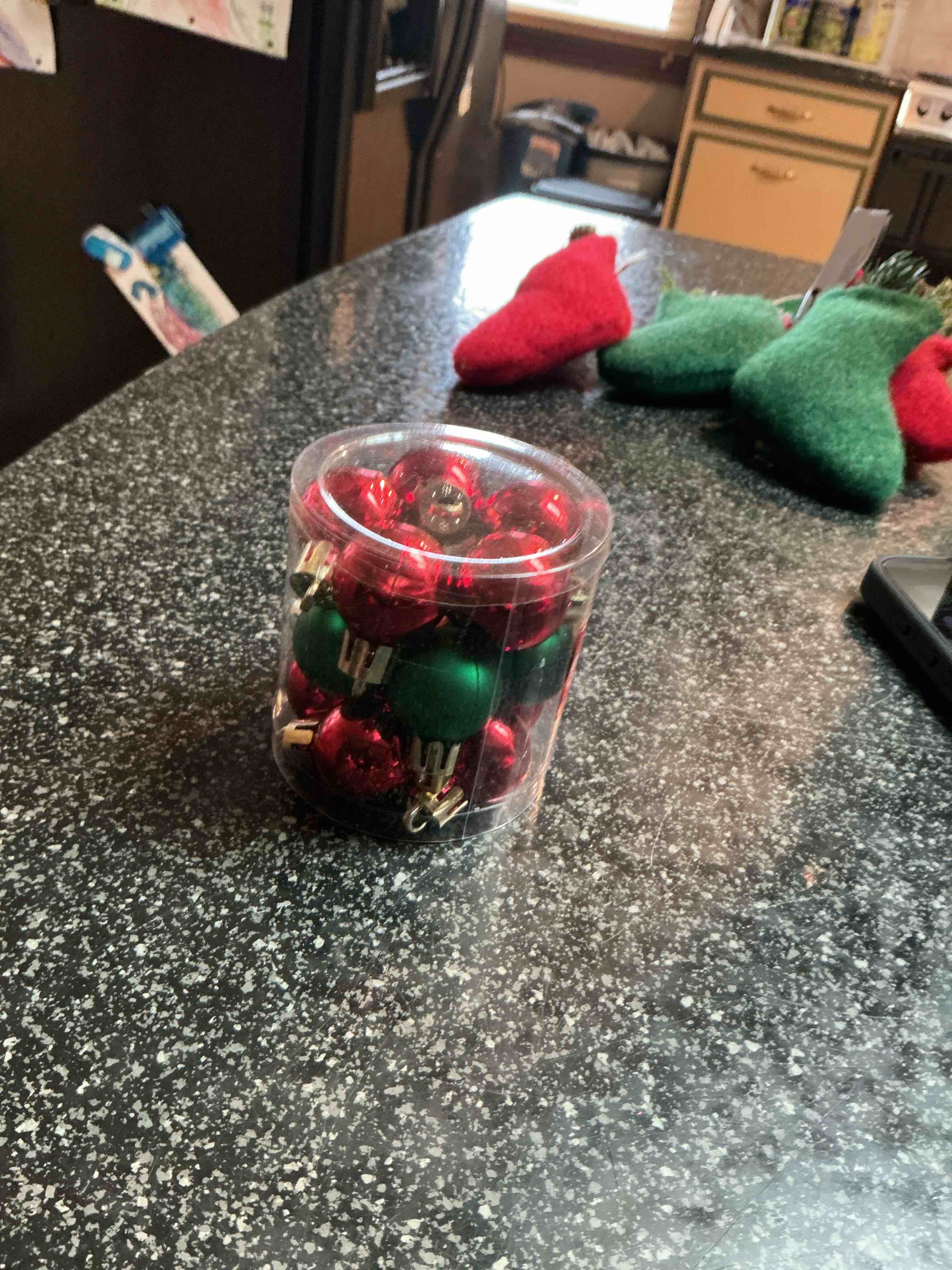 Holiday Style Christmas Bulbs  15 Count 