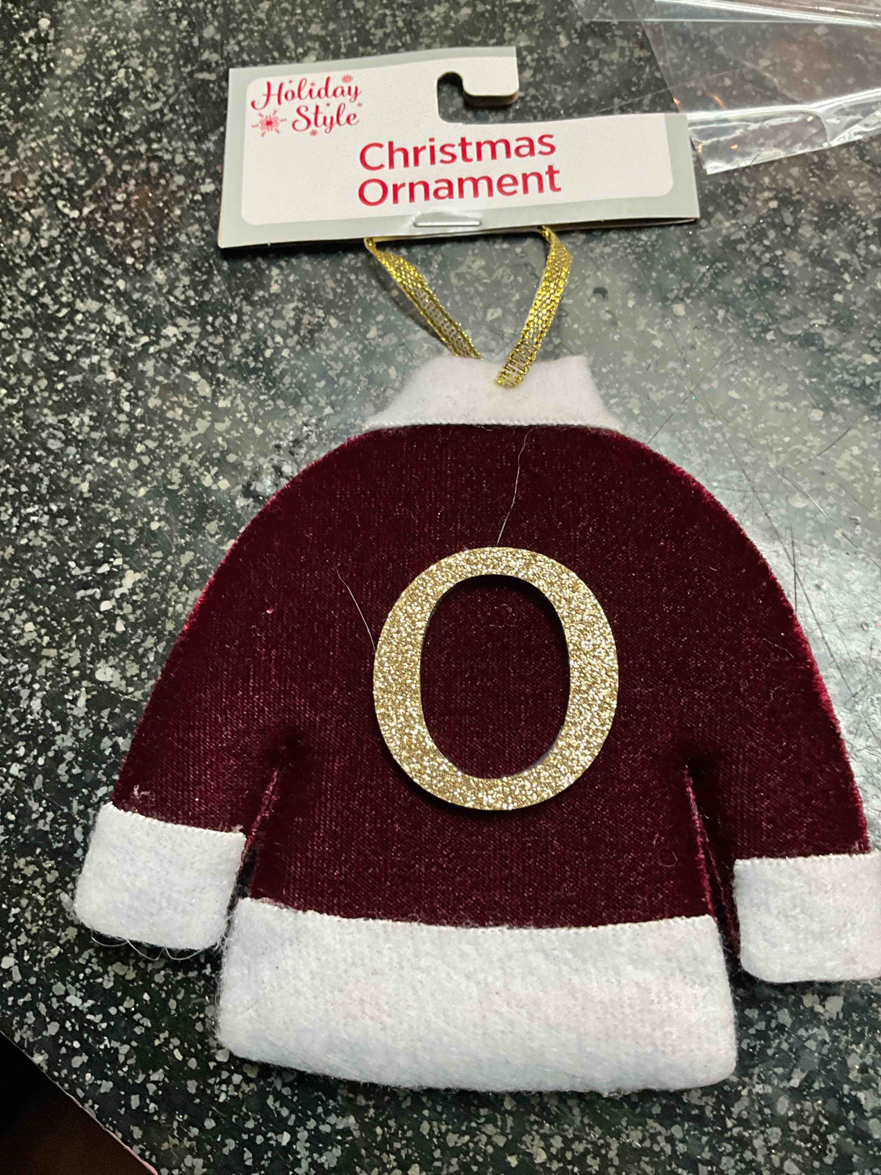 Christmas Ornament - -O- Jacket 