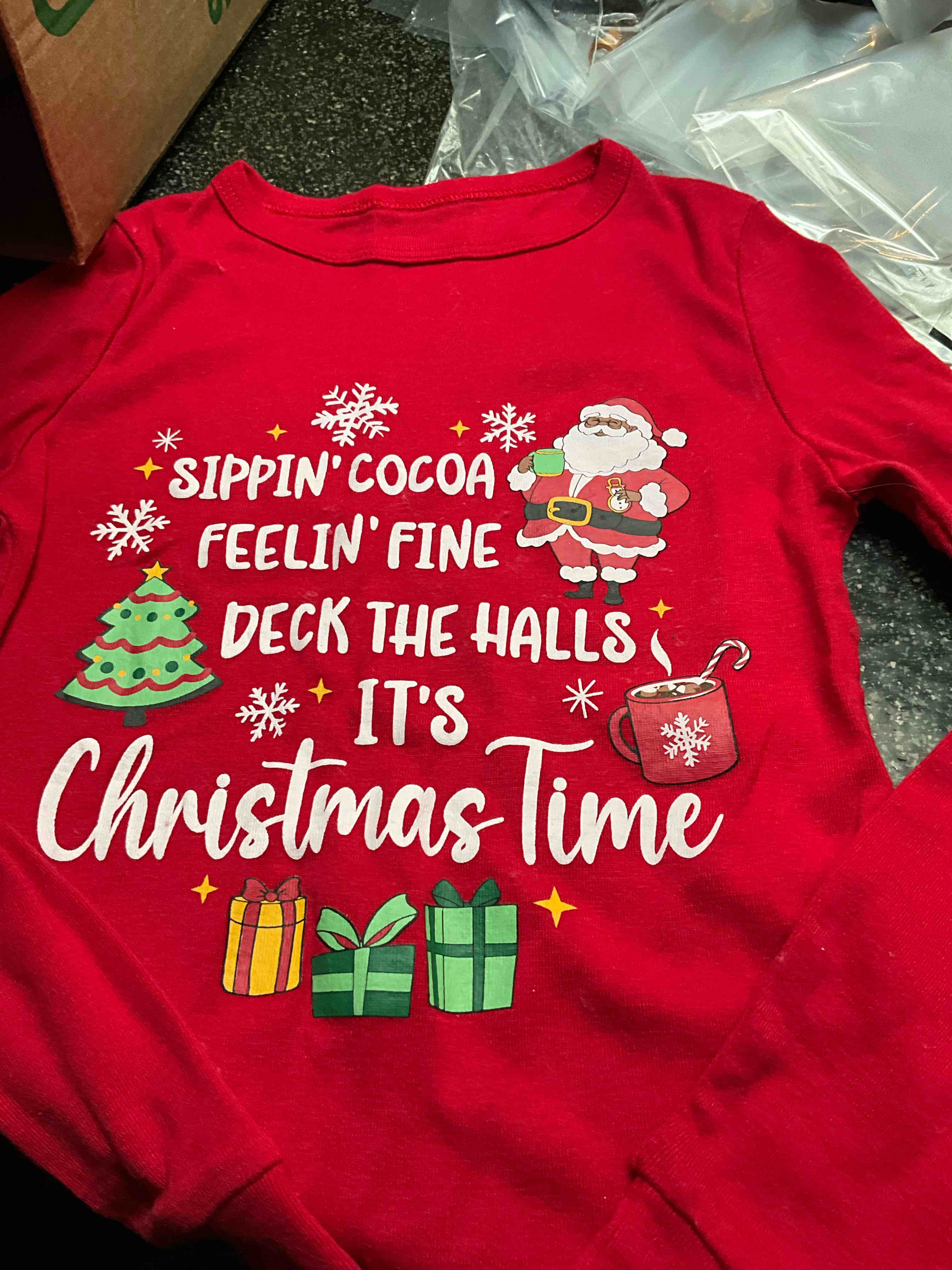 Kids - Christmas - T-Shirt - Size - S 6/7 