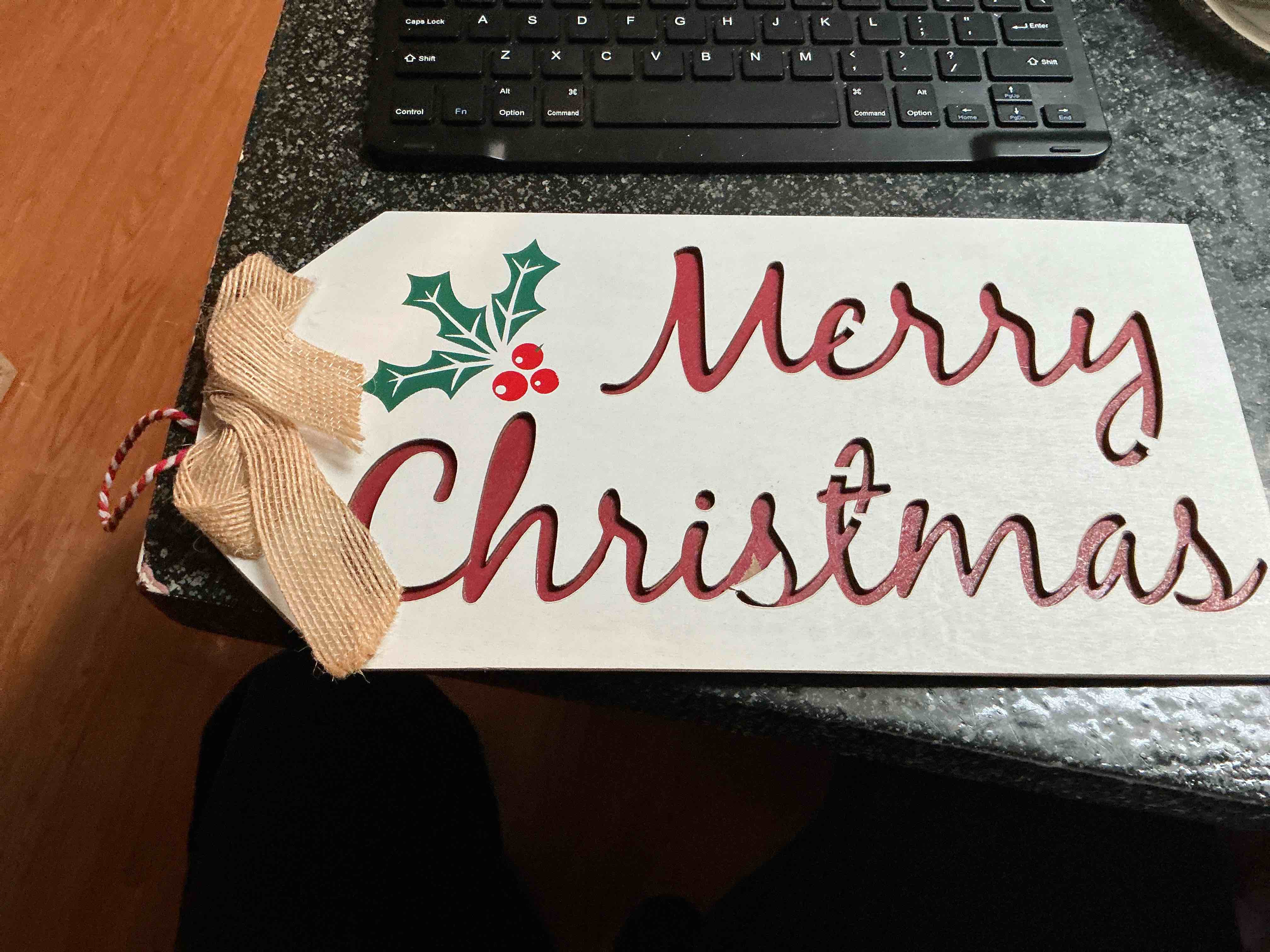  Merry Christmas  Plaque 