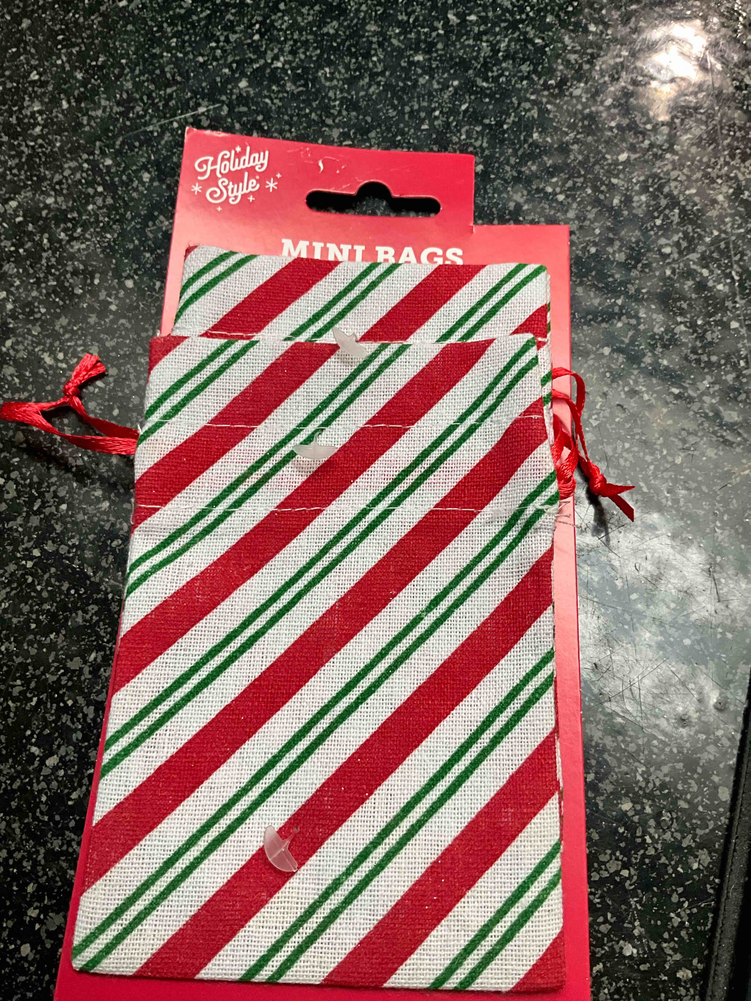 Holiday Style - Mini Gift Bags - 2 count 