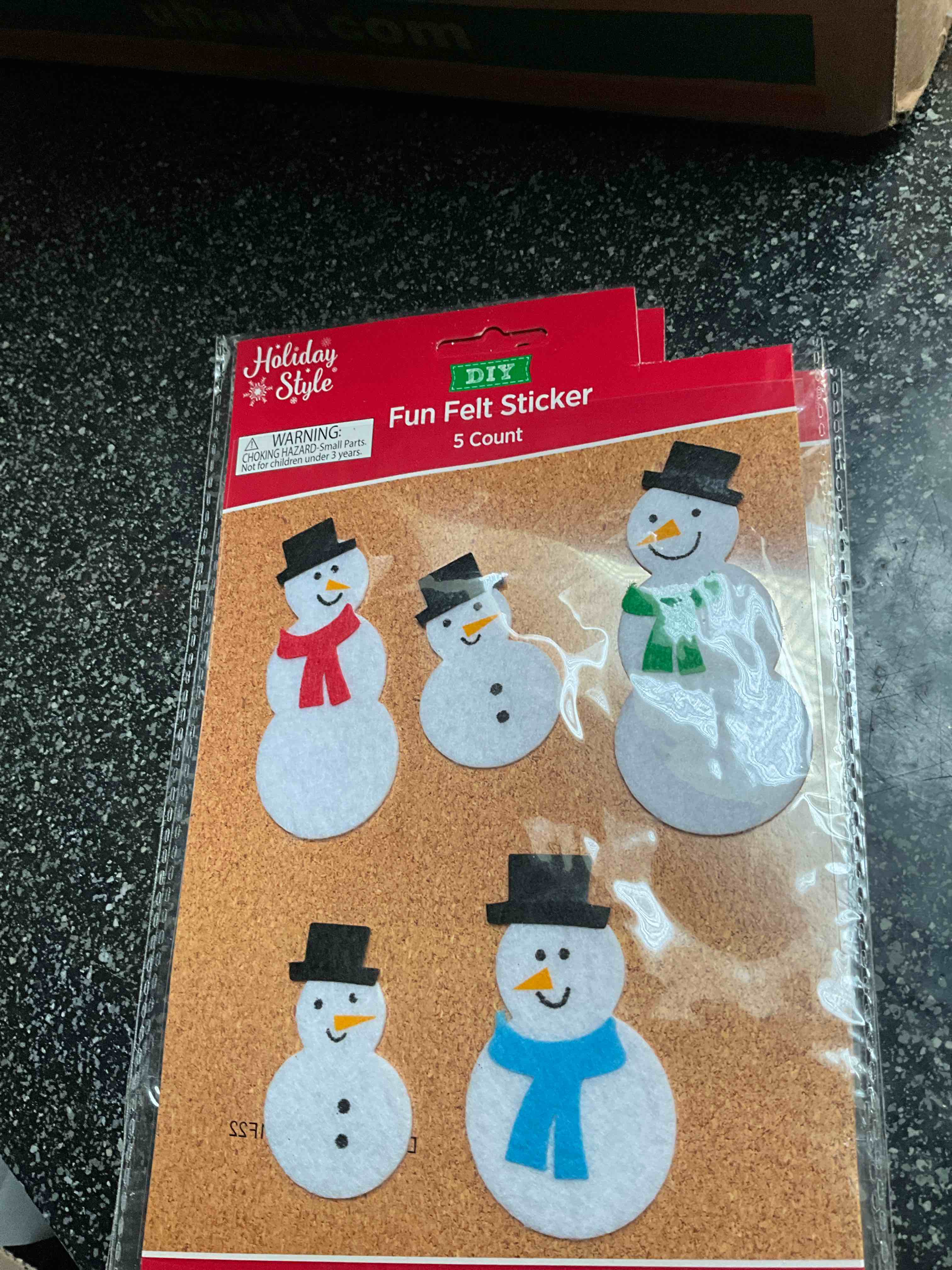 Holiday Style - Fun Felt Stickers - 5 count