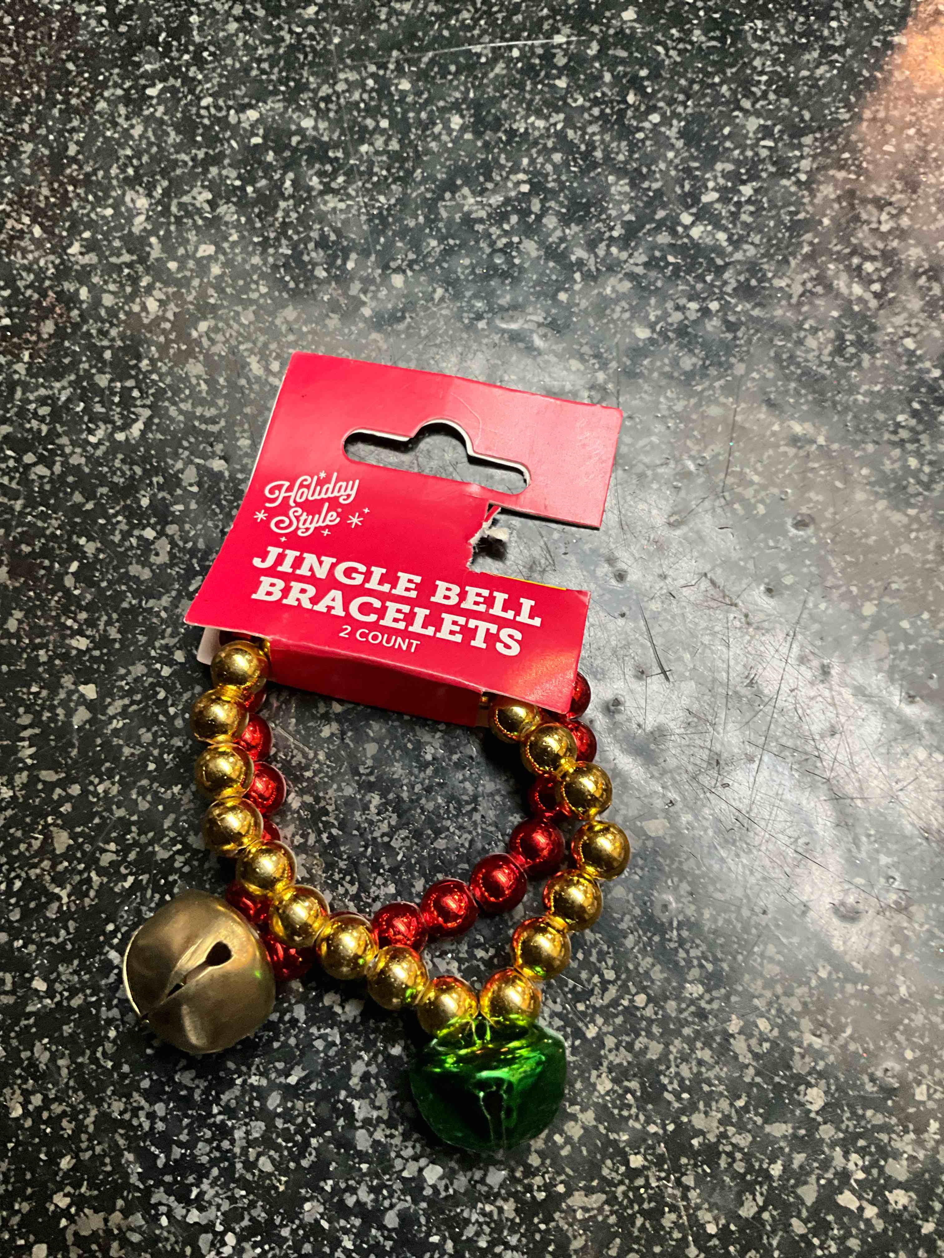Holiday Style - Jingle Bell Bracelets - 2 count