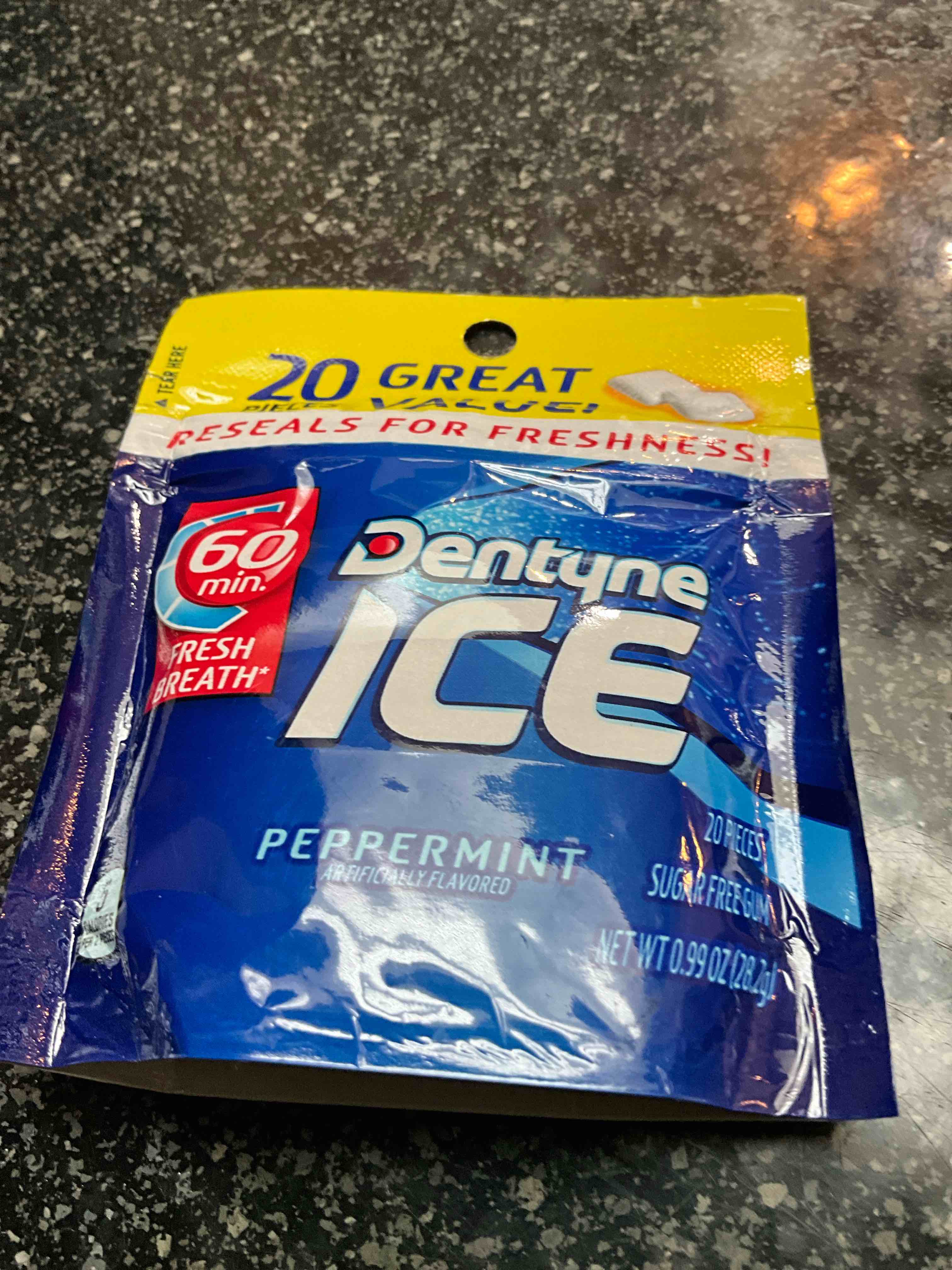 Dentyne Ice - Peppermint - 20 pcs 