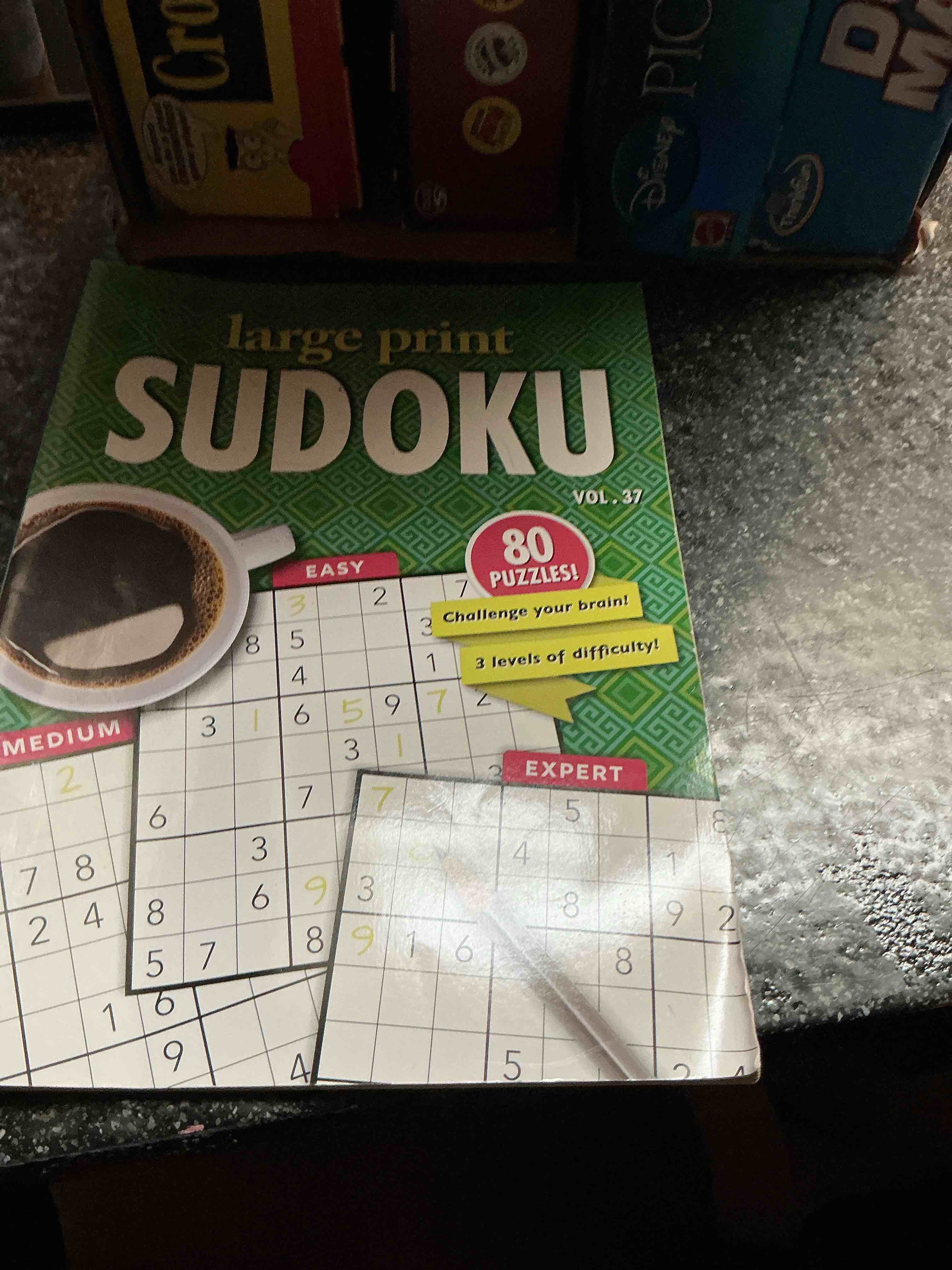 Sudoku Large Print 80 Puzzles 