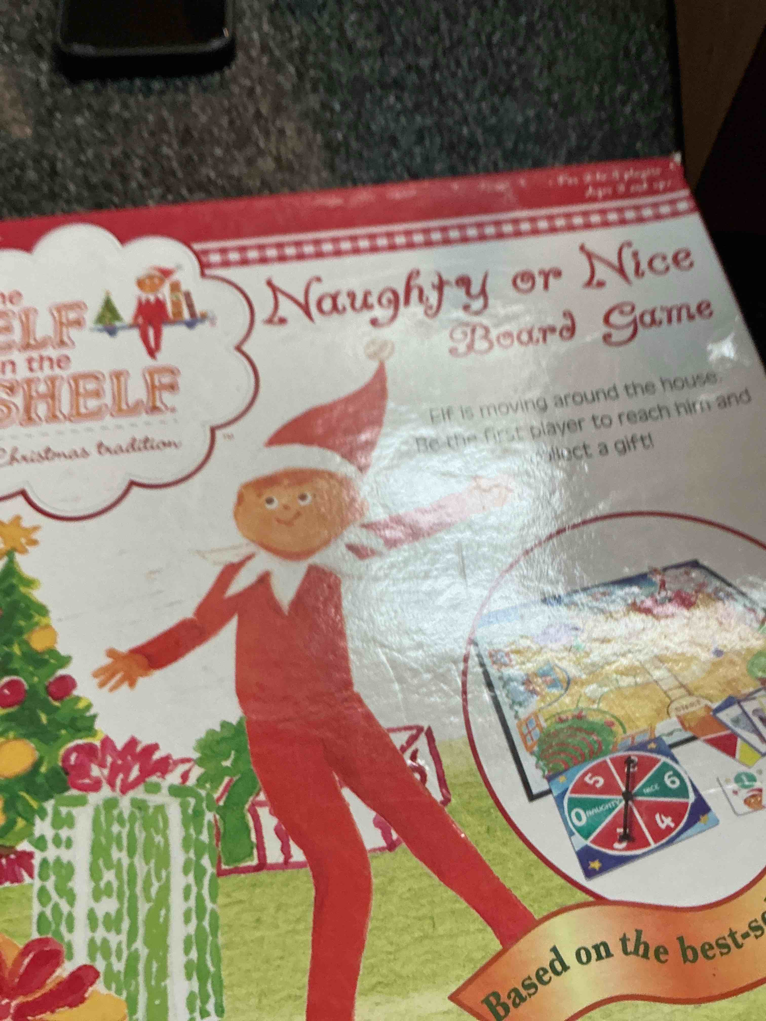 The Elf On The Shelf A Christmas Tradition Naughty Or Nice Board Game