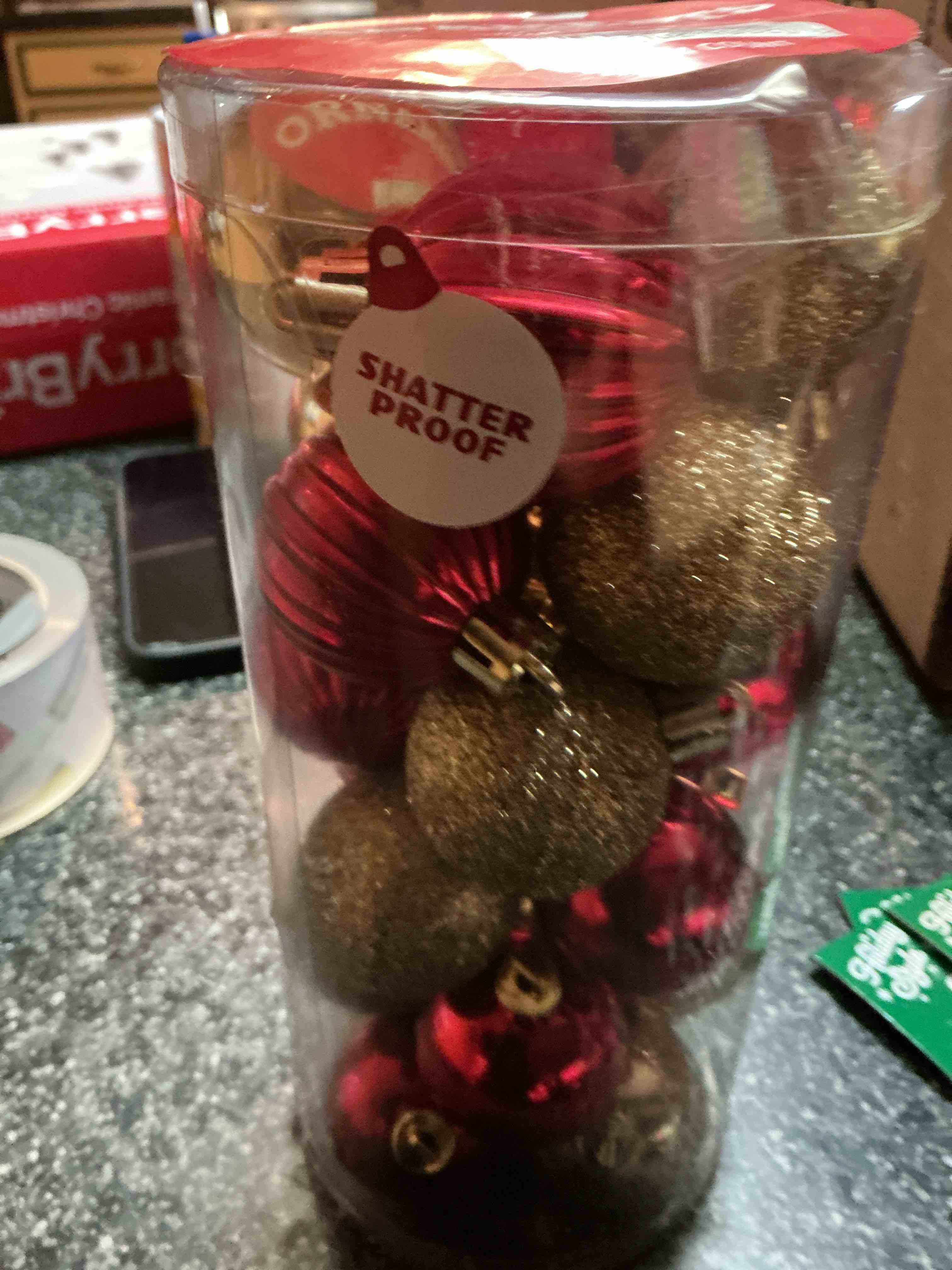 Holiday Style Christmas Ornaments Shatter Proof 