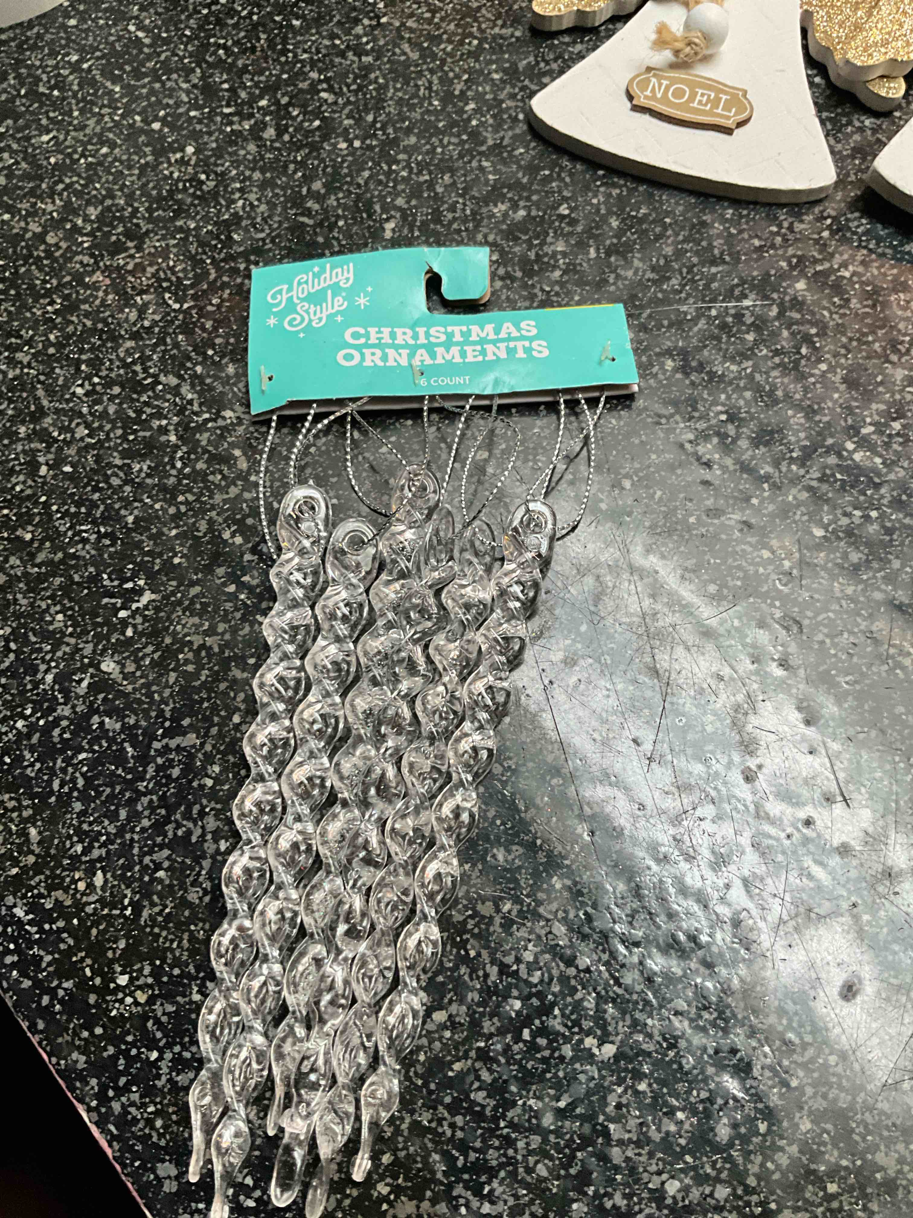 Christmas Ornaments - 6 count