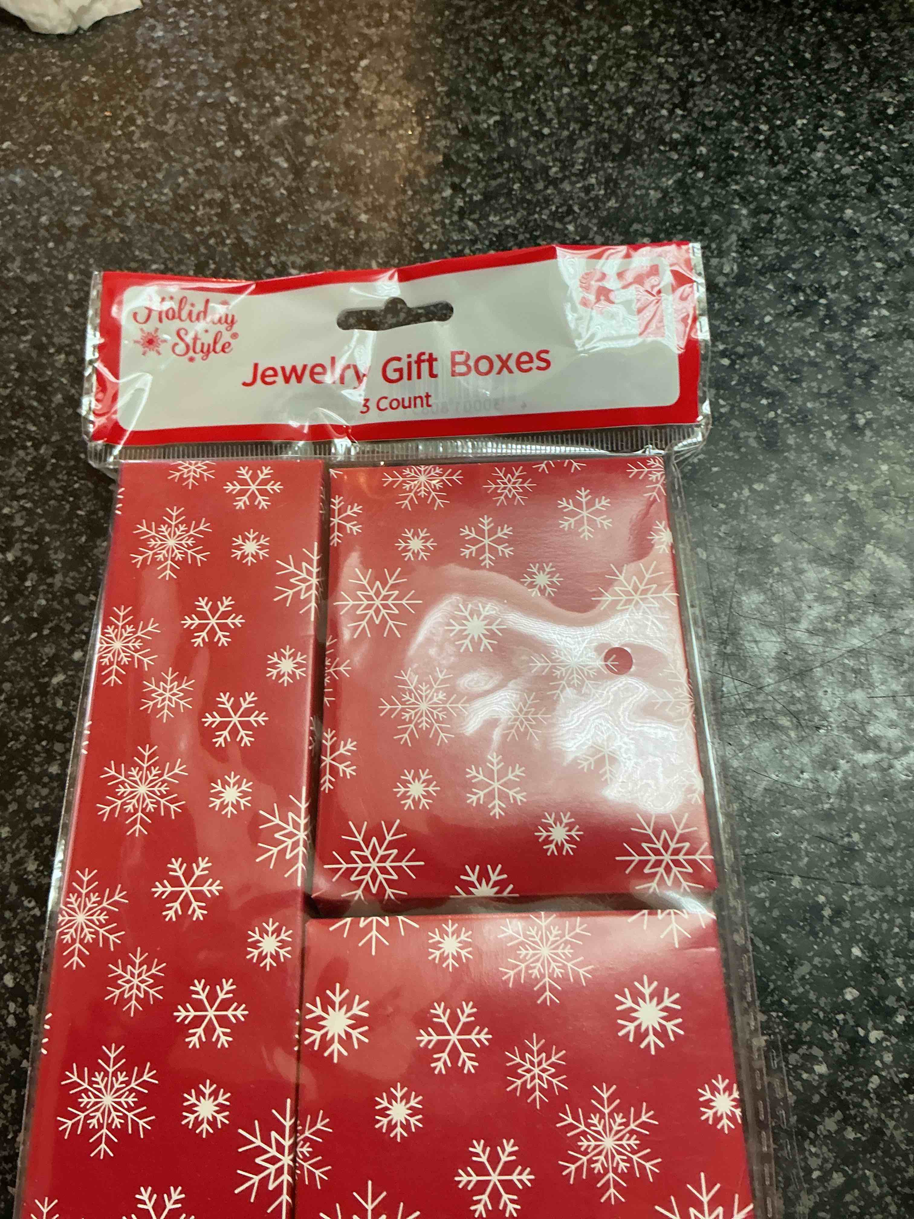 Holiday Style Jewelry Gift Boxes 3 Count
