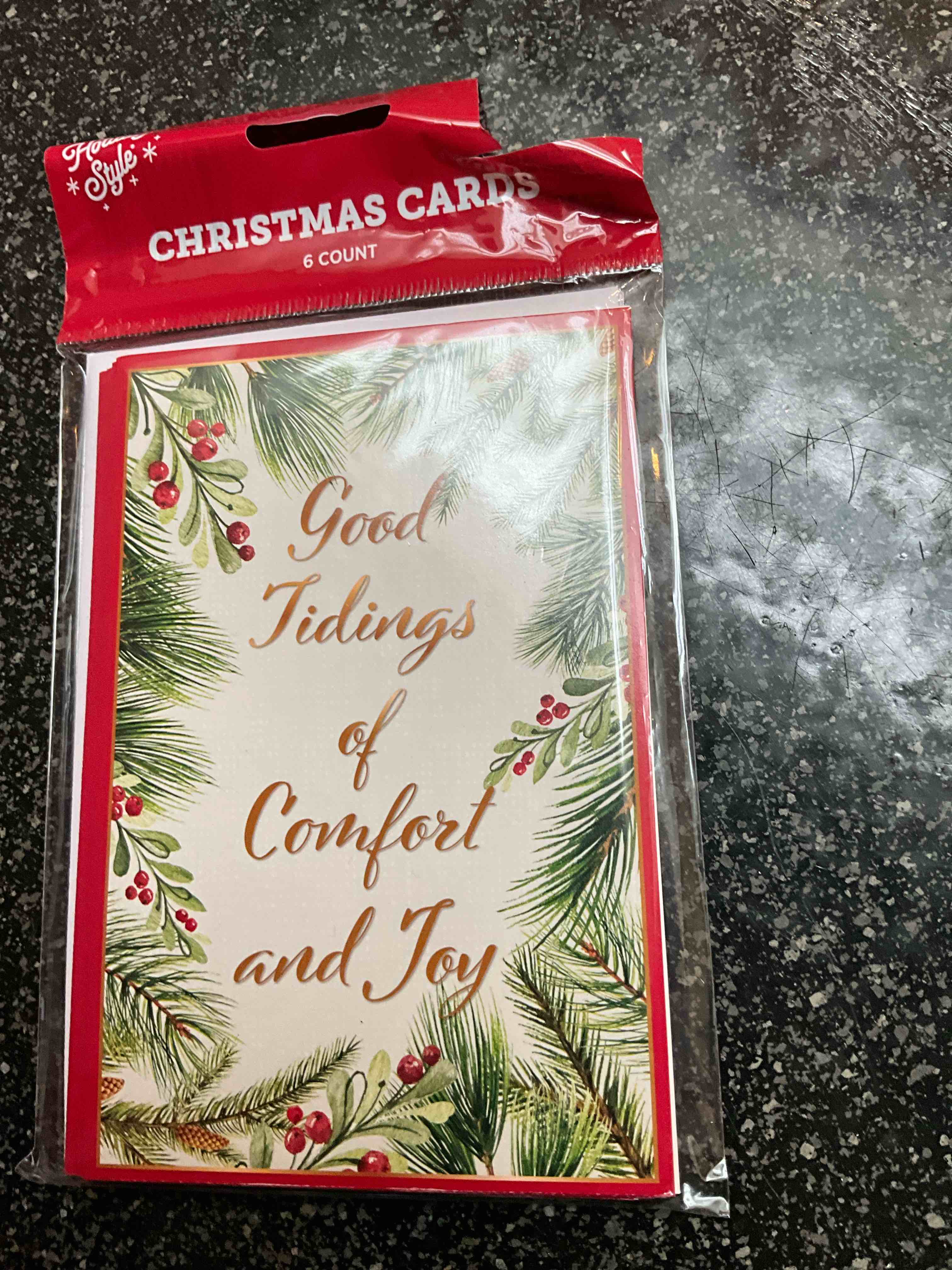 Holiday Style - Christmas Cards - 6 count