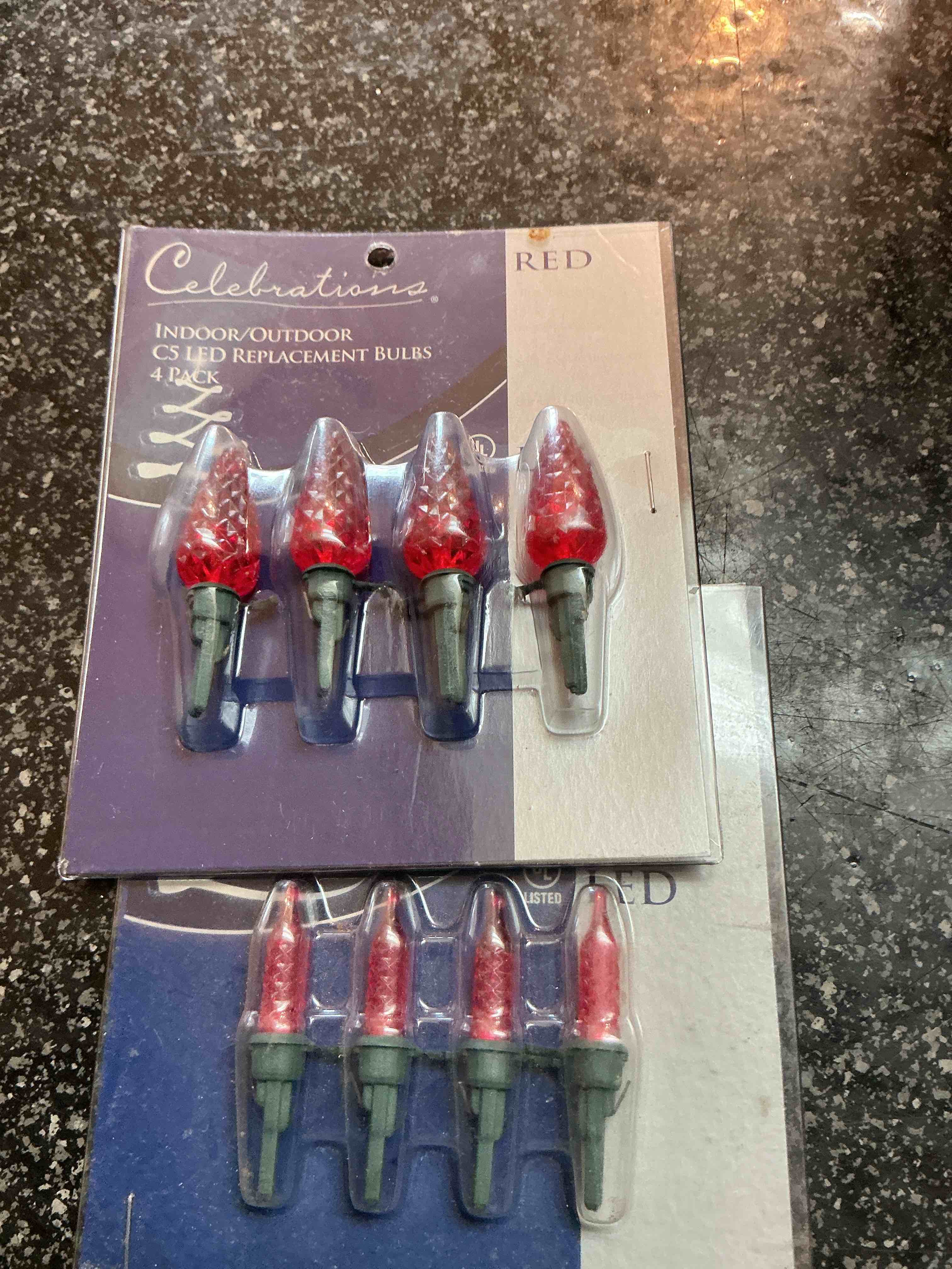 Celebrations Red Christmas Lights